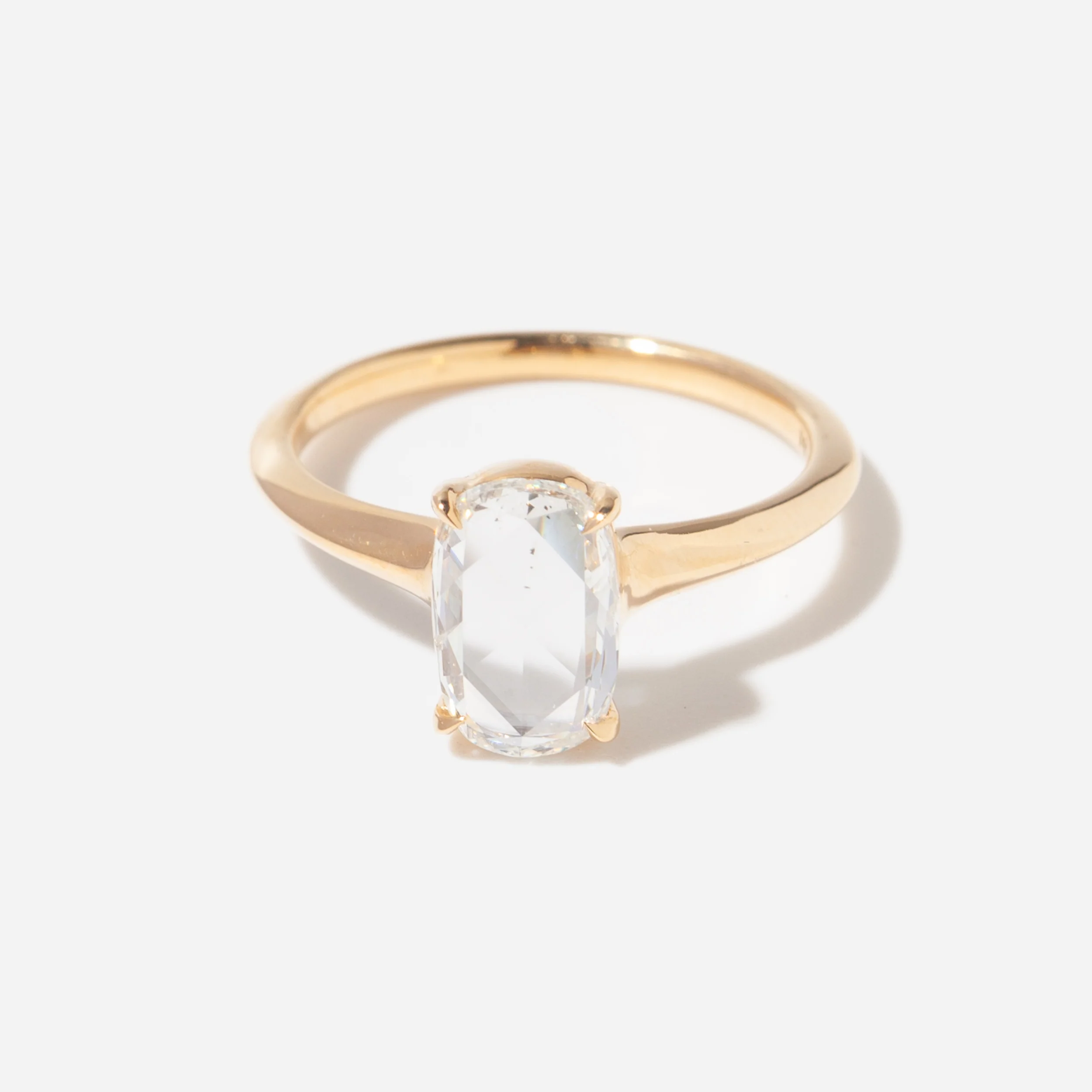1.34 ct Rose-cut Cushion Diamond Juniper Ring - Image 3