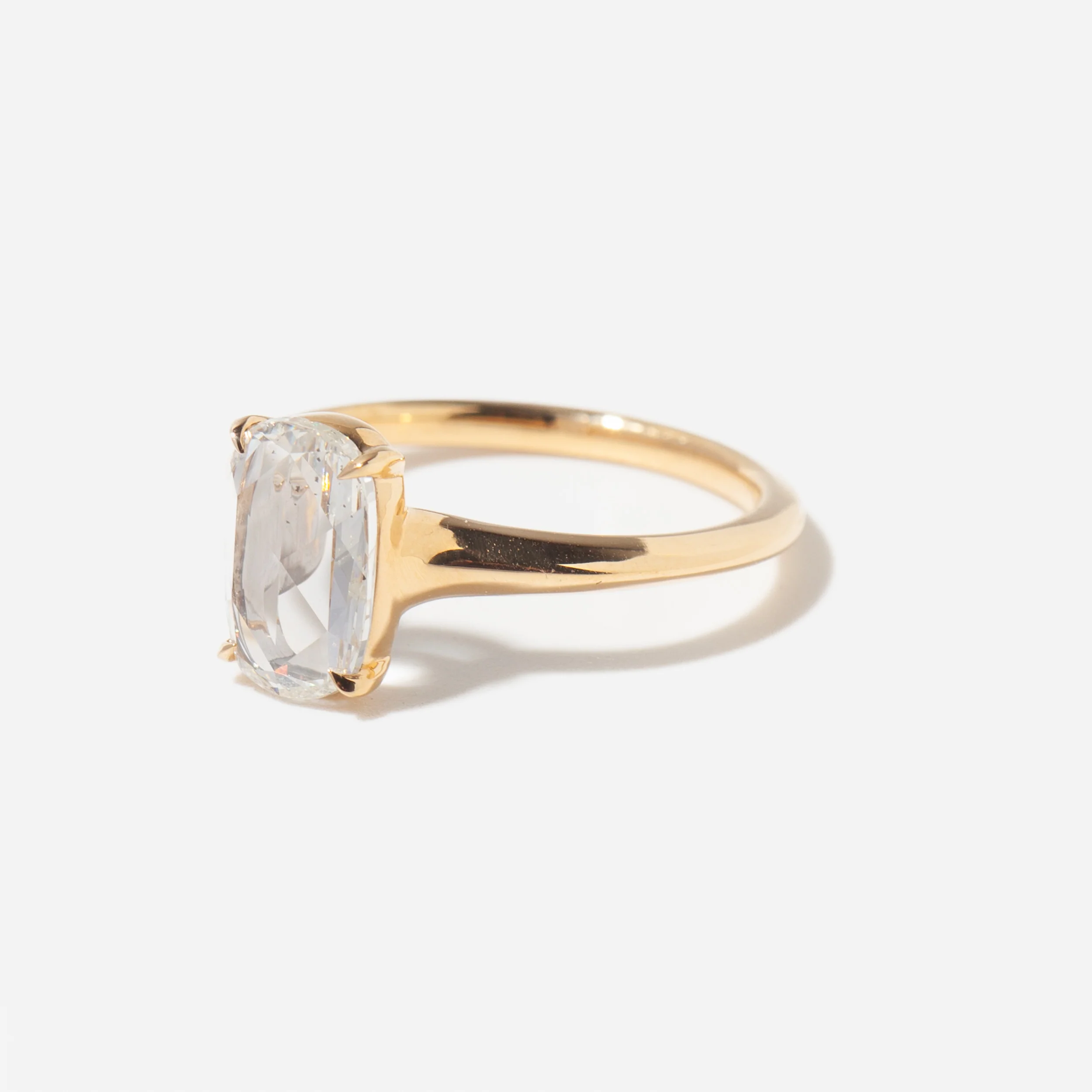 1.34 ct Rose-cut Cushion Diamond Juniper Ring - Image 4