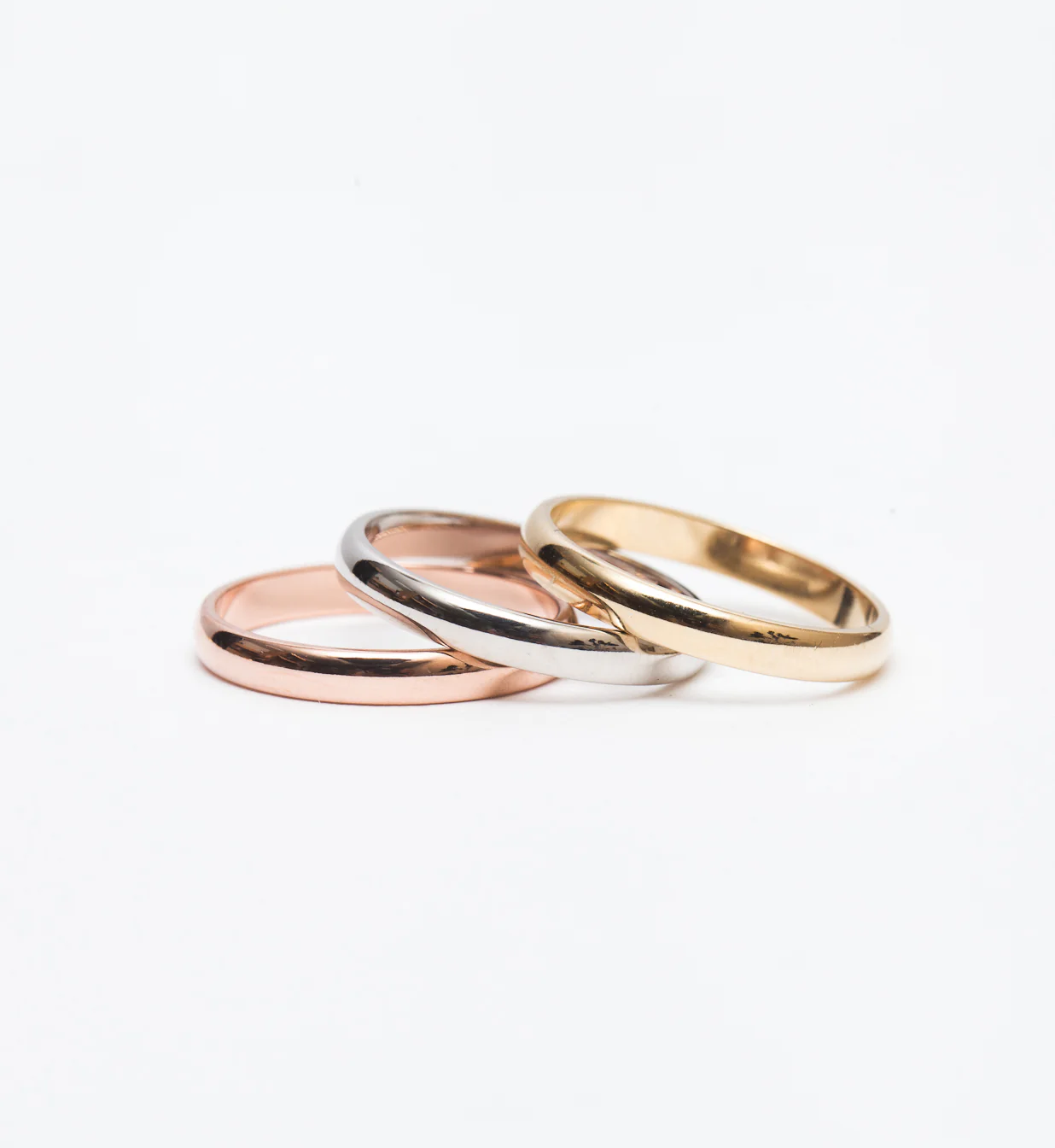 2.5 mm Half Round Stacking Band