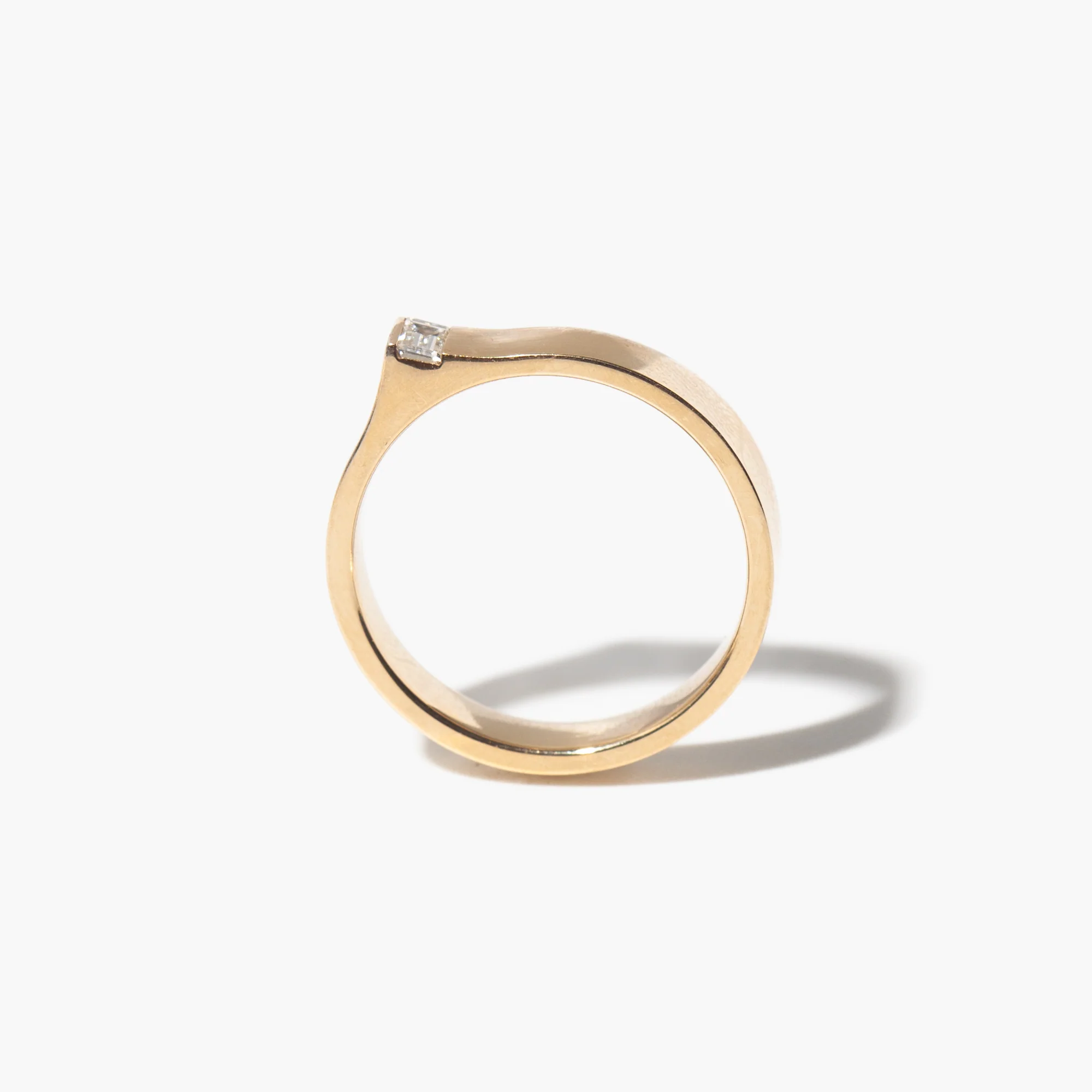 4.0 mm Braga Ring with Diamond - Image 3