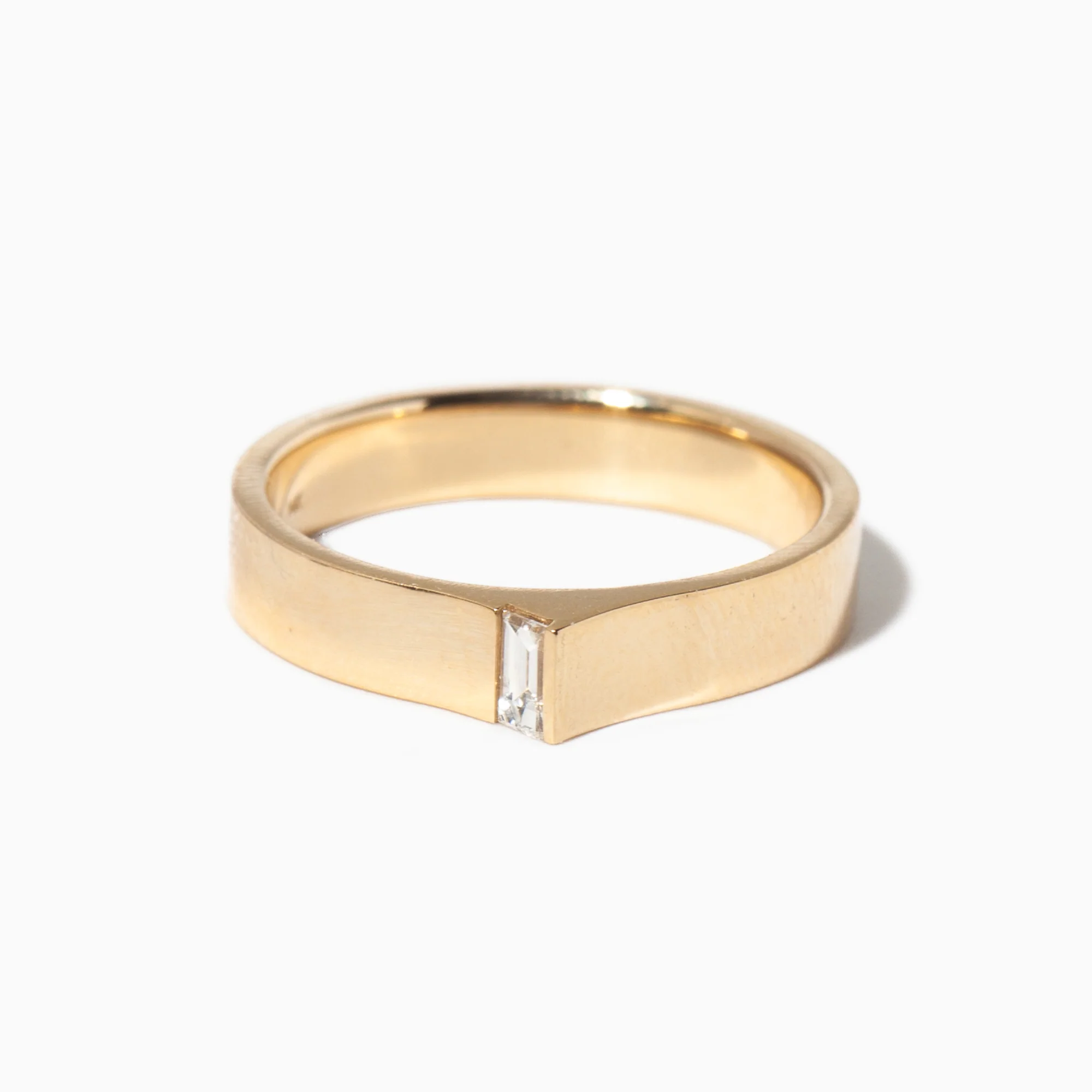 4.0 mm Braga Ring with Diamond - Image 4