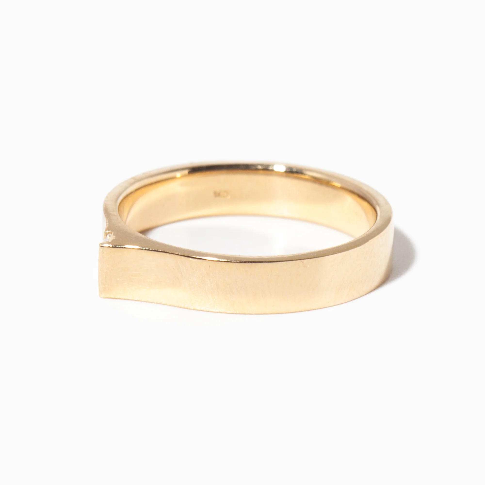 4.0 mm Braga Ring with Diamond - Image 5