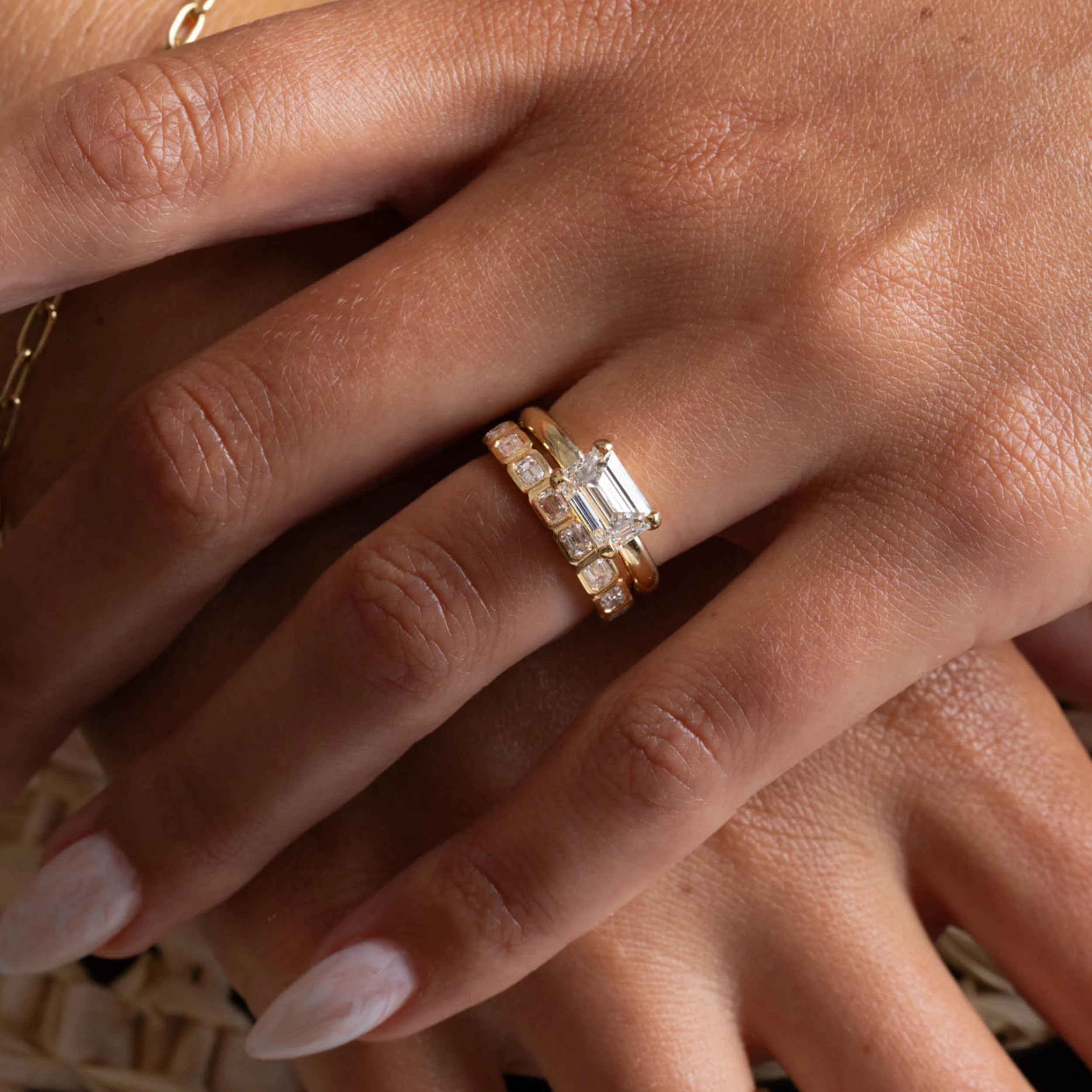 Aerie Emerald-Cut Diamond Solitaire - Image 2