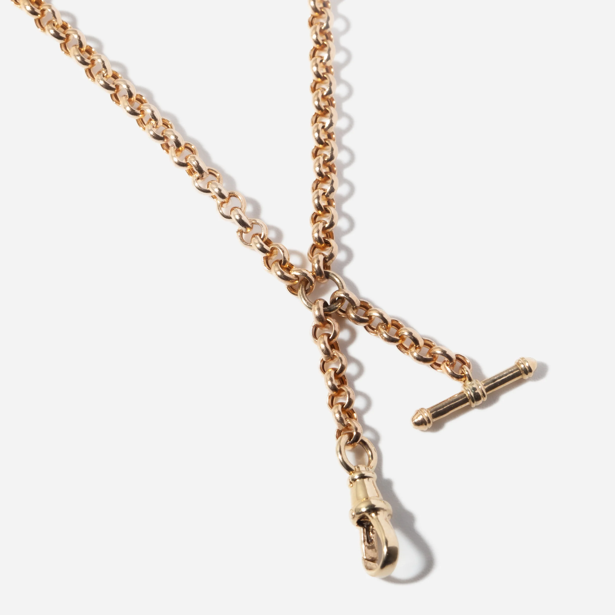 Albert Chain with Dog Clip Clasp - Image 3