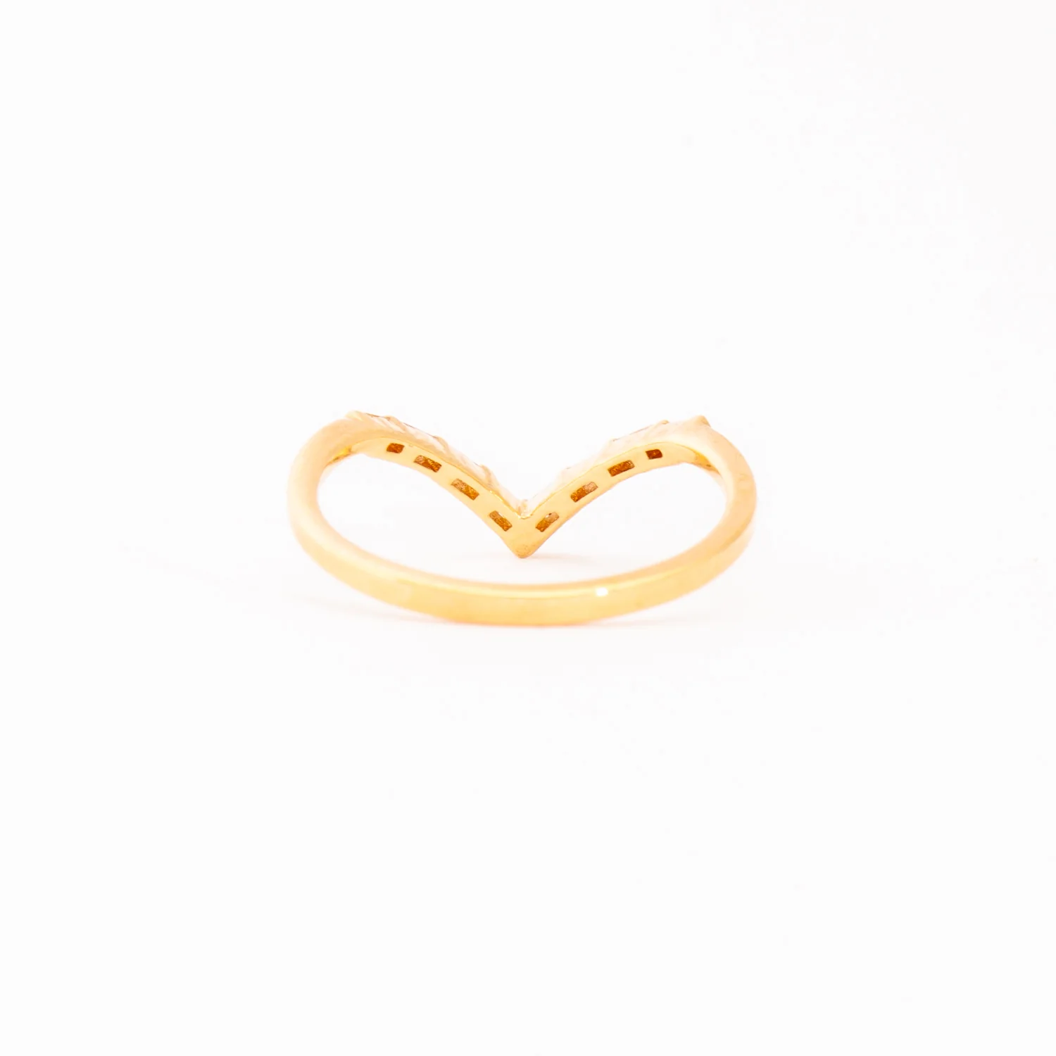 Argent Baguette Diamond Wedding Ring - Image 4