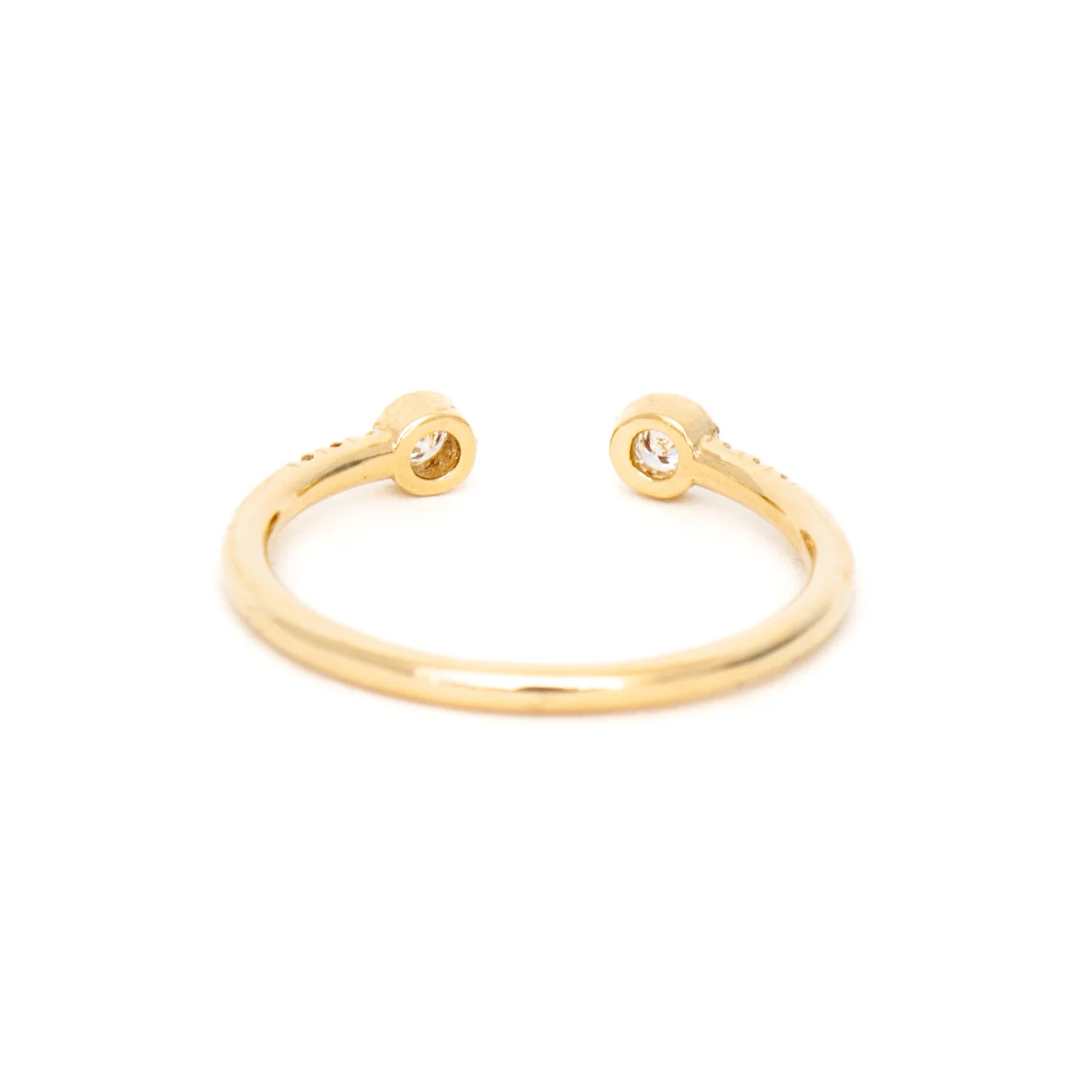 Bezel Equilibrium Cuff Ring - Image 4
