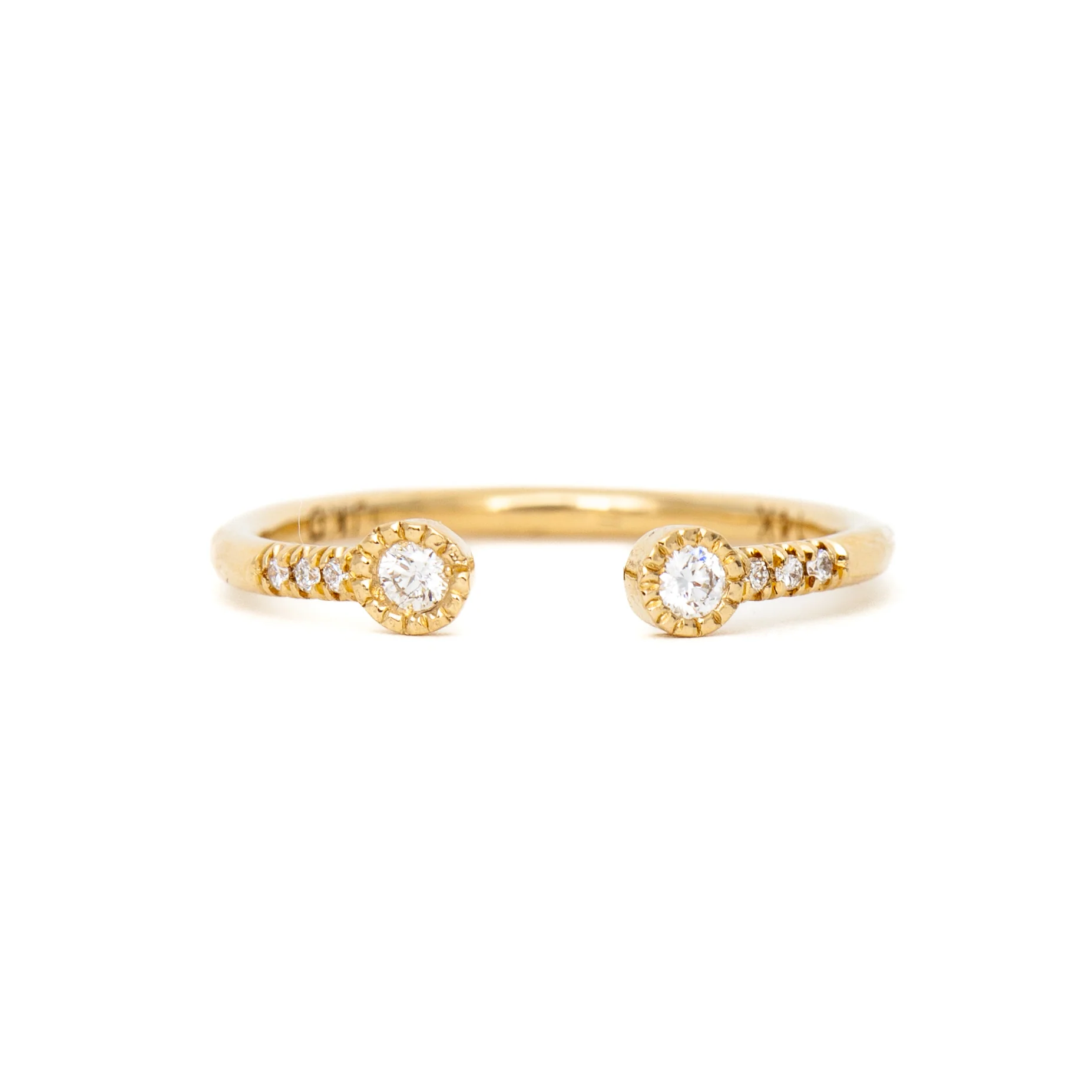 Bezel Equilibrium Cuff Ring - Image 7