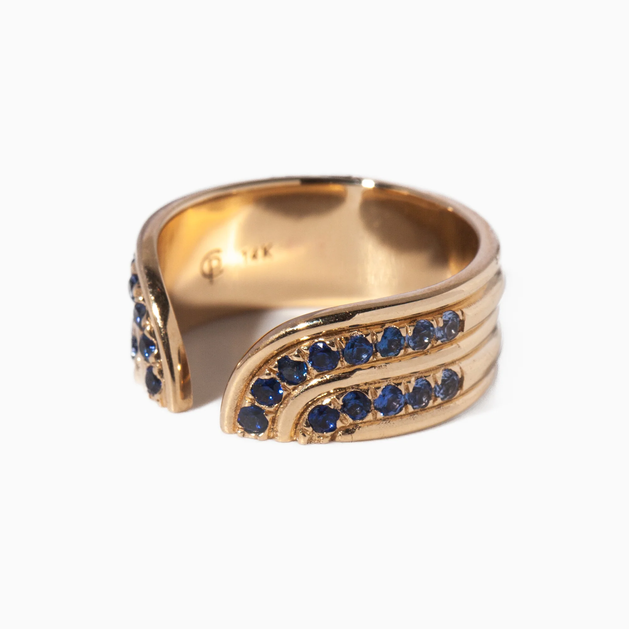 Blue Sapphire Stella Ring - Image 3