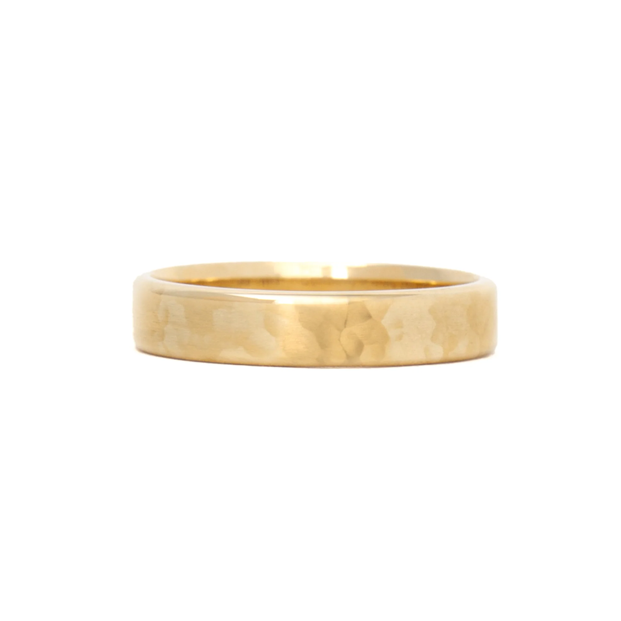 Cannon 4mm Hammered Band - Image 6