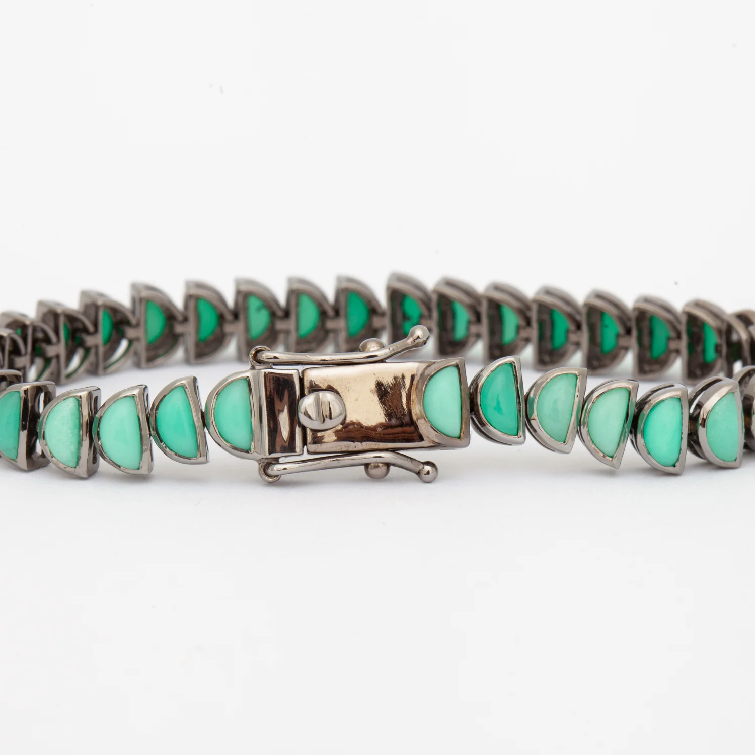 Chrysoprase Small Worm Bracelet - Image 3