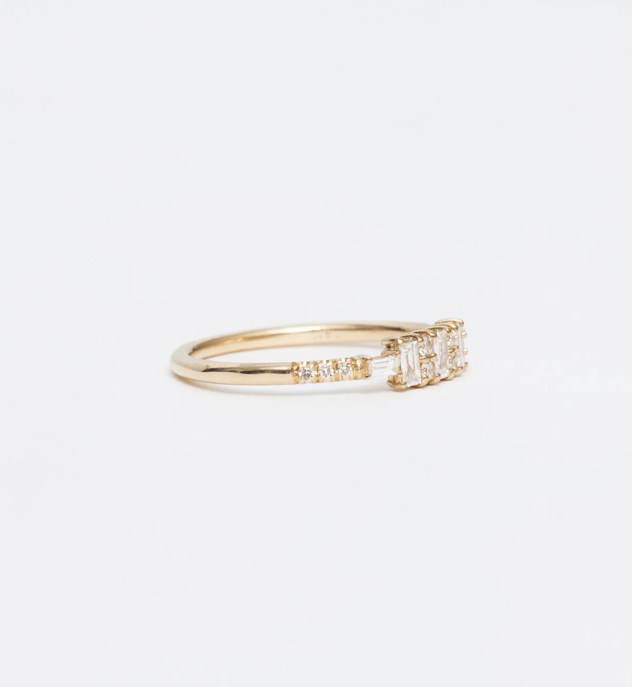 Diamond Baguette Reflection Ring - Image 2