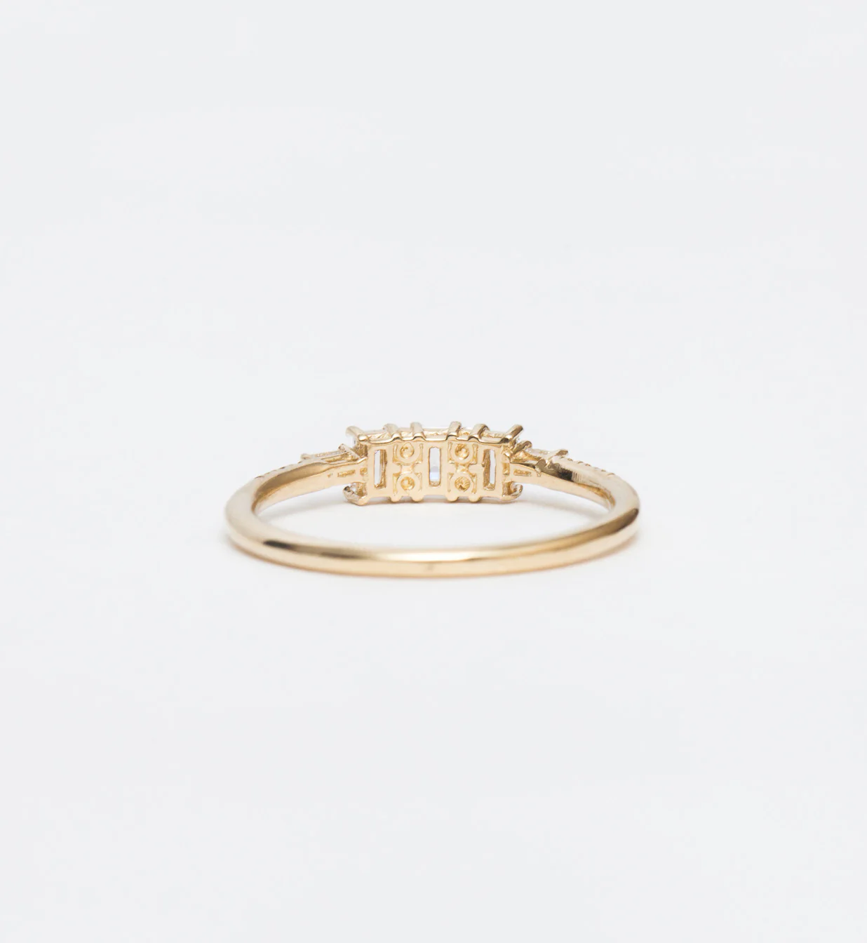 Diamond Baguette Reflection Ring - Image 3