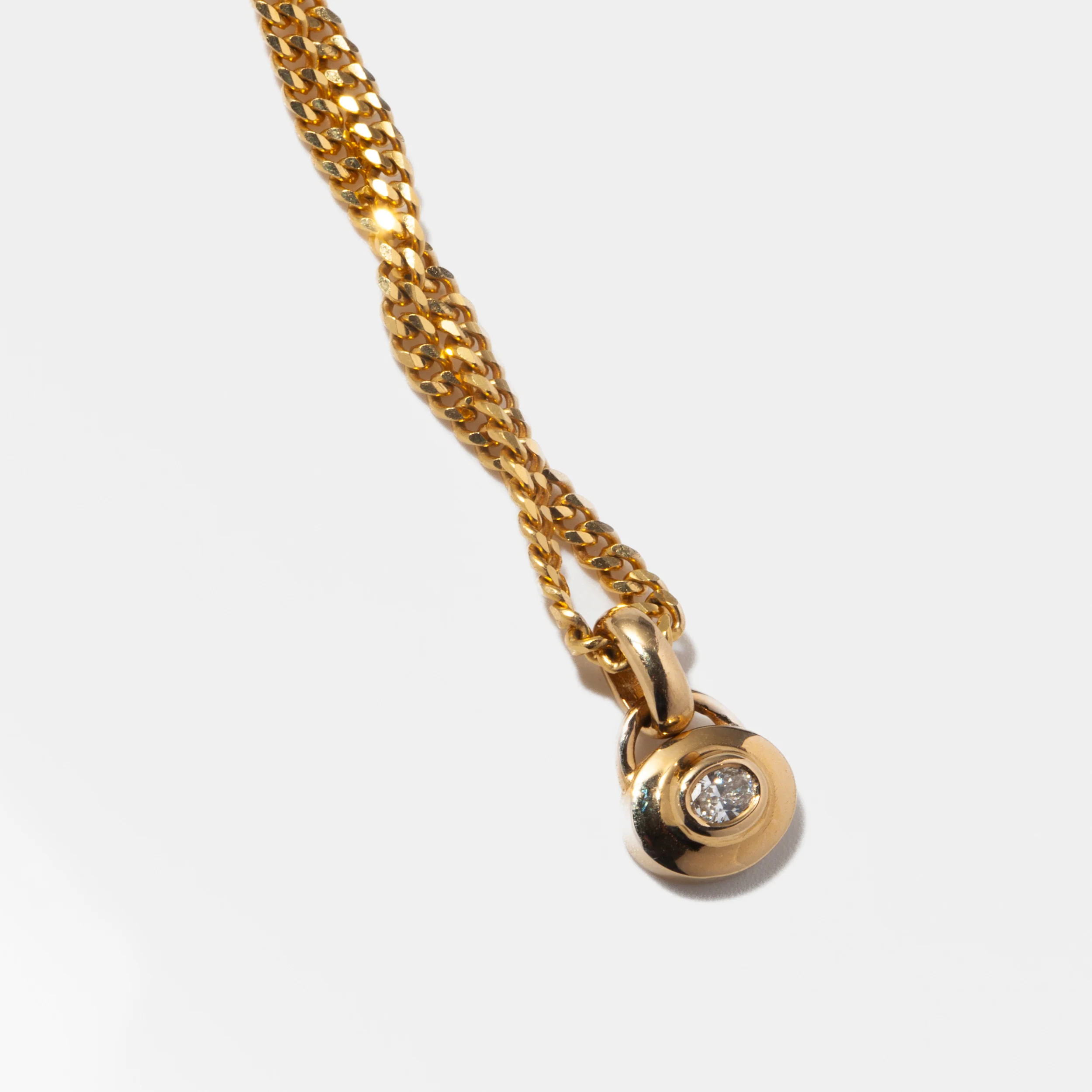 Diamond Signet Pendant - Image 3