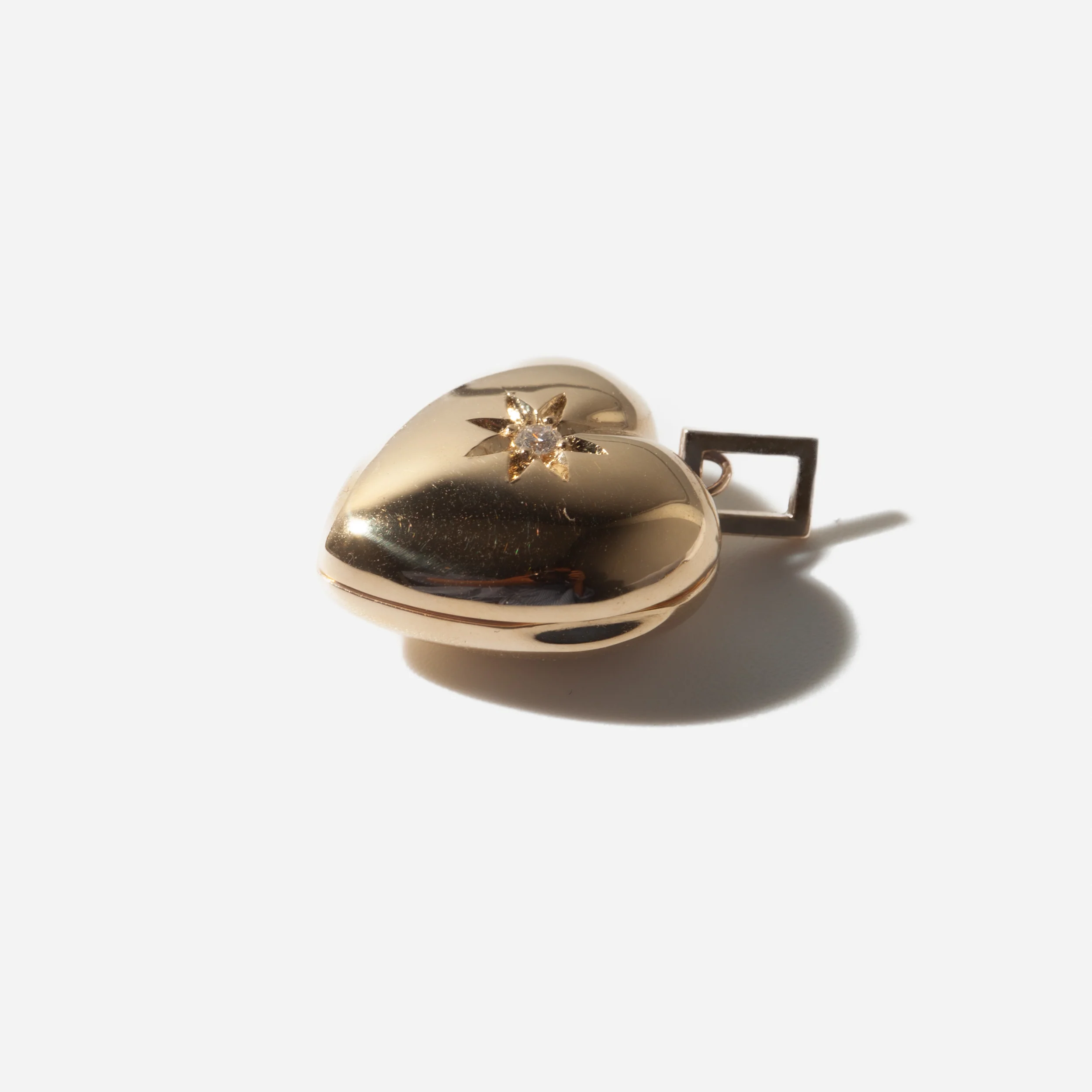 Diamond Star Heart Locket - Image 4