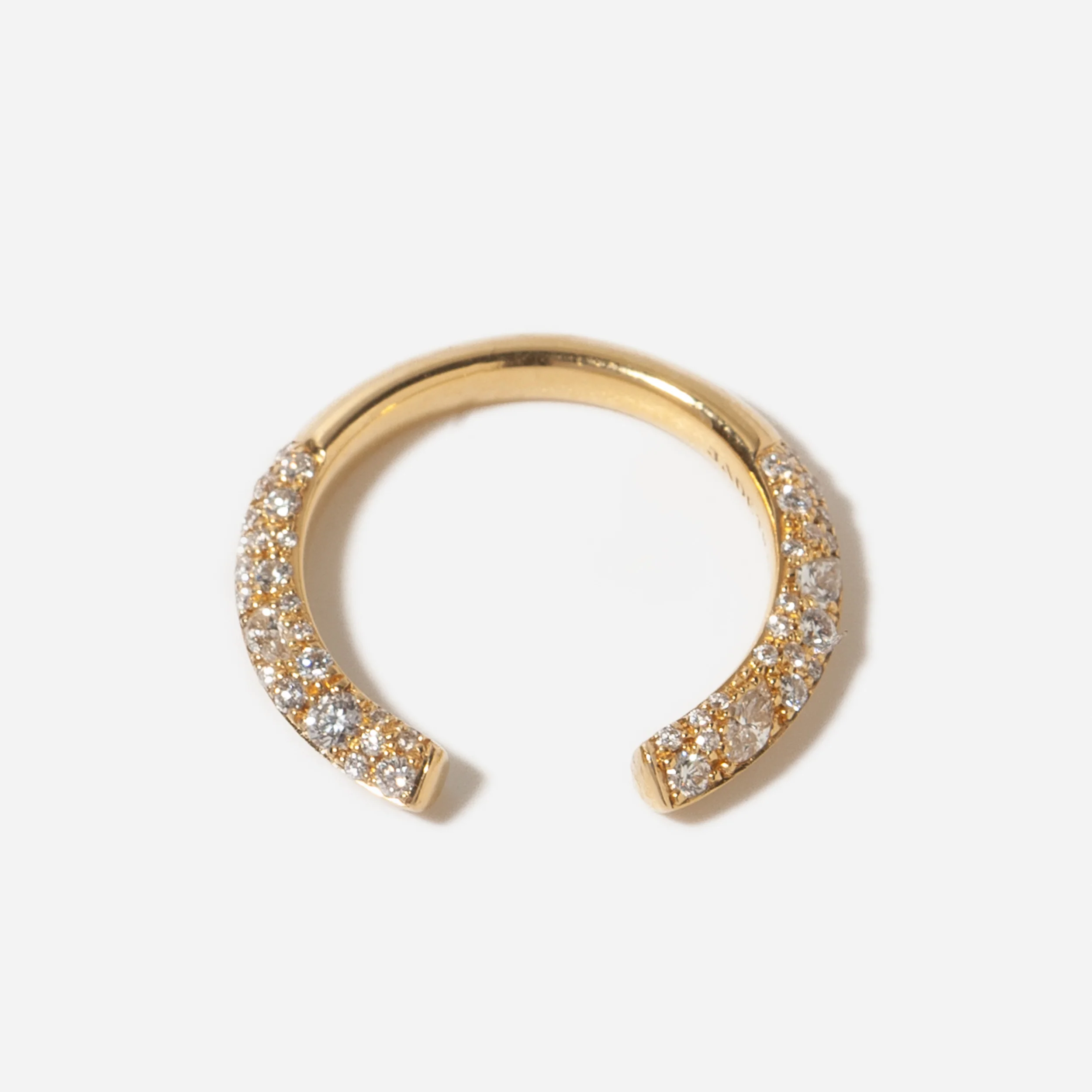 Frankie Half Diamond Open Band - Image 3
