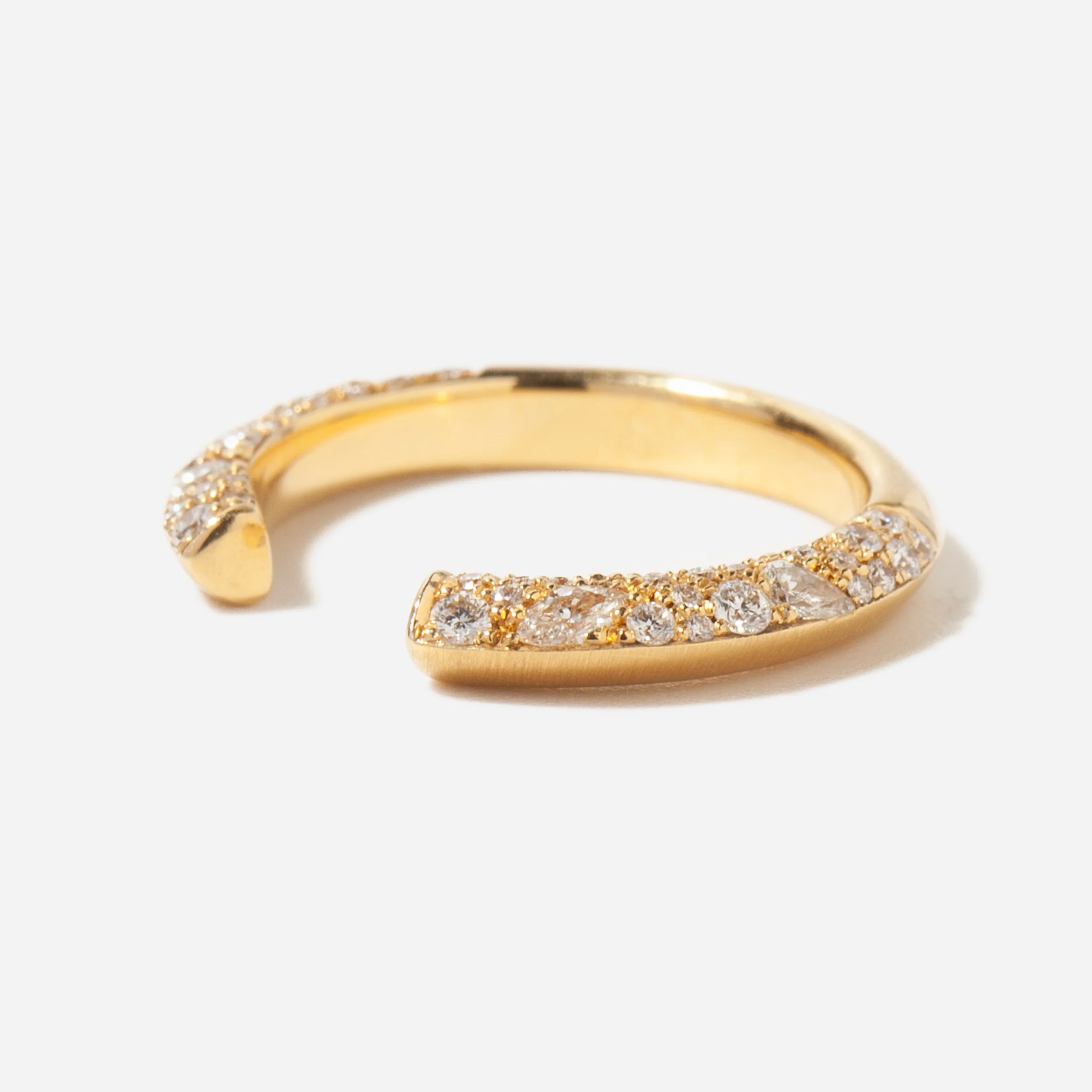 Frankie Half Diamond Open Band - Image 4