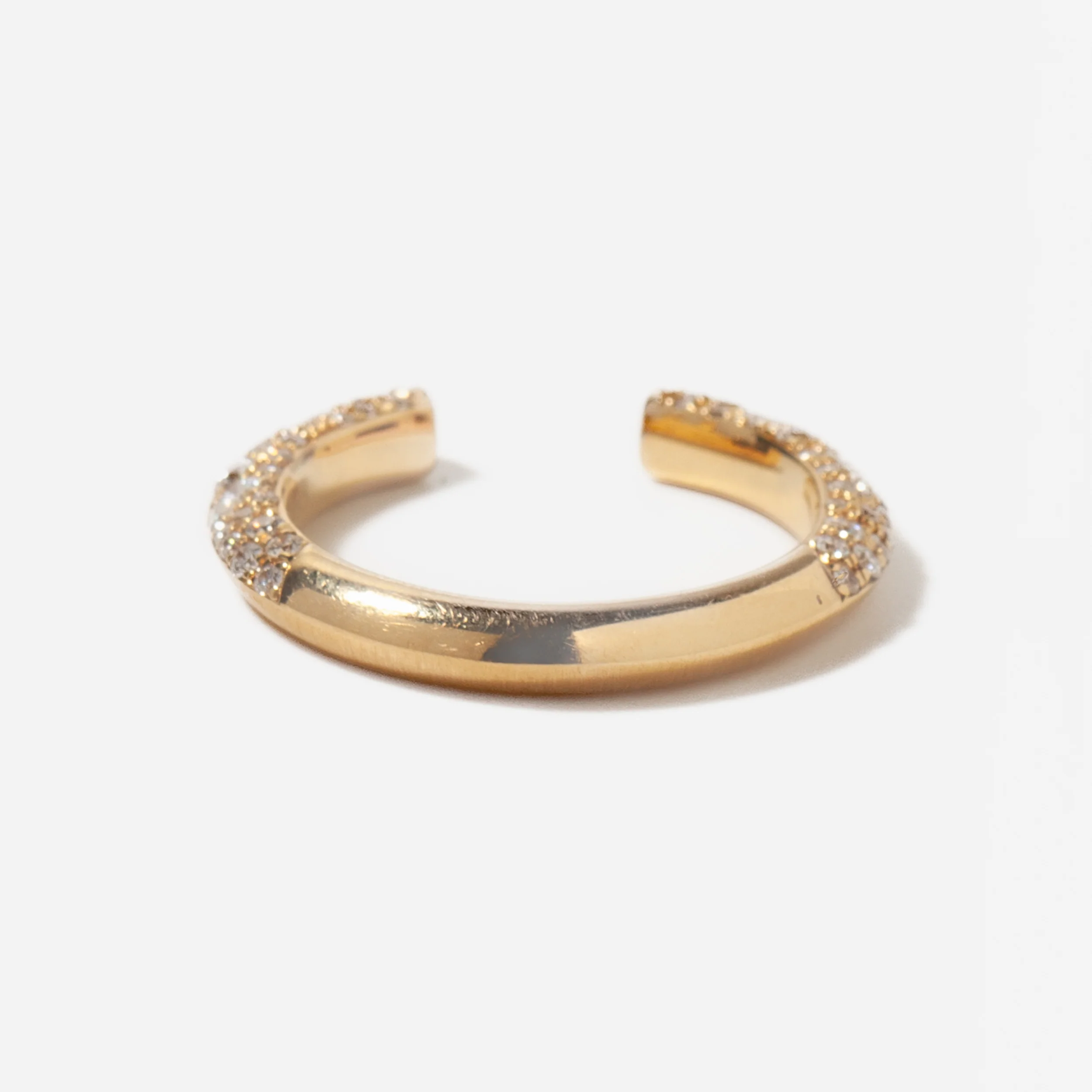 Frankie Half Diamond Open Band - Image 5