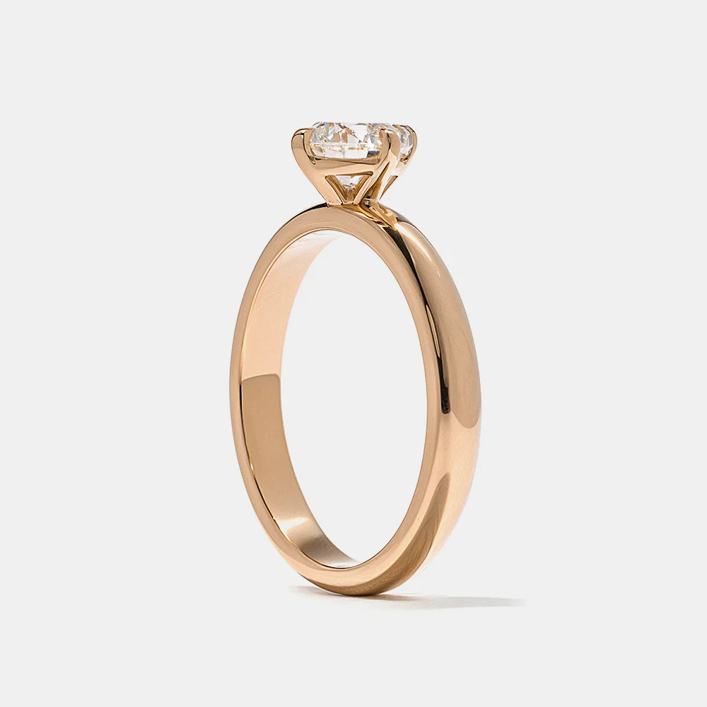 Franklin Round Solitaire in Rose Gold - Image 6