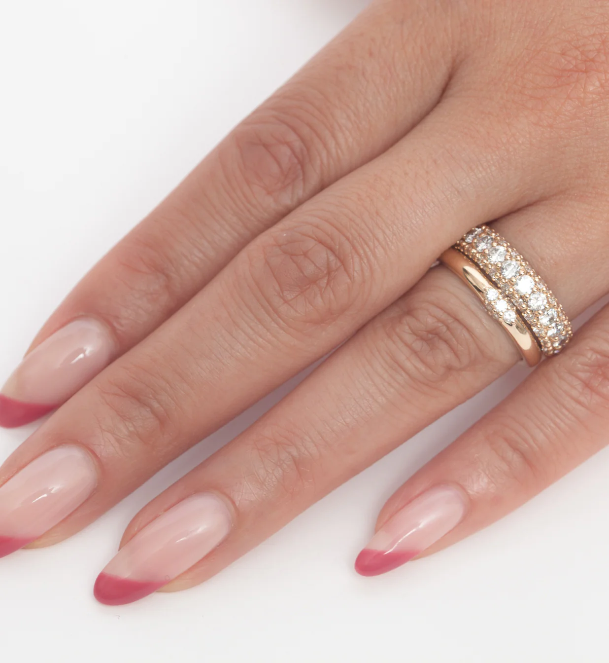 Grey Diamond Celestine Half Eternity Pavé Band - Image 4