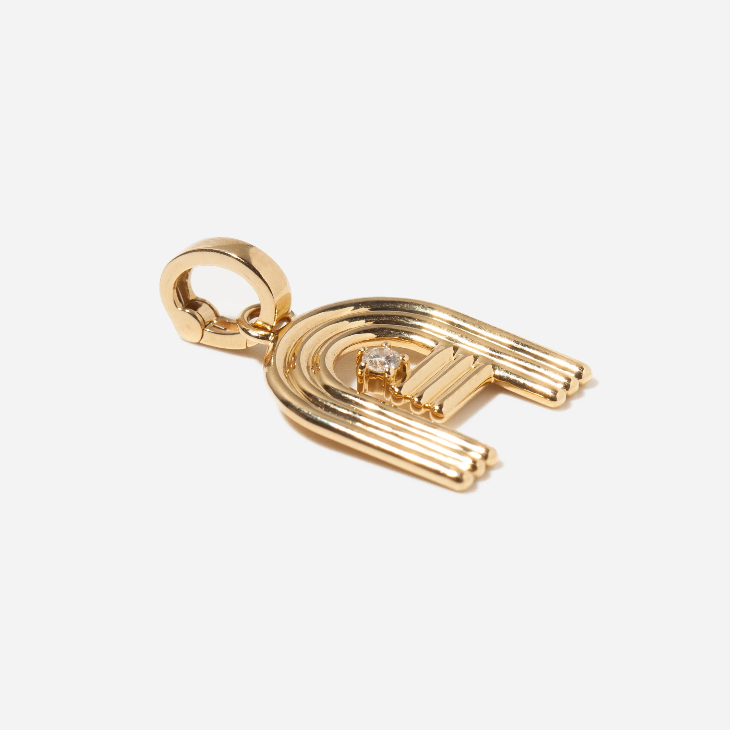 Groovy Diamond Initial Charm - Image 22