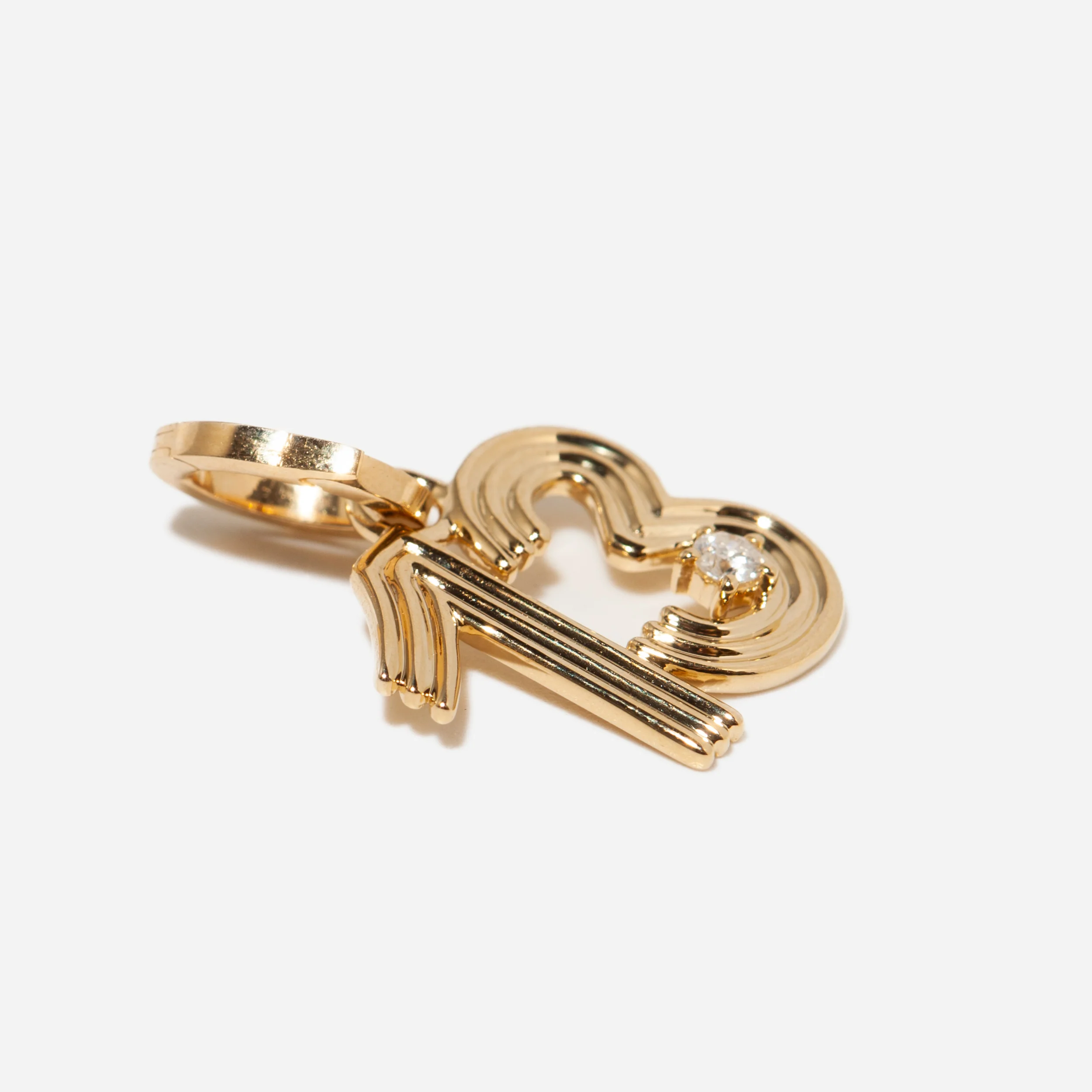 Groovy Diamond Number 13 Hinged Charm - Image 3