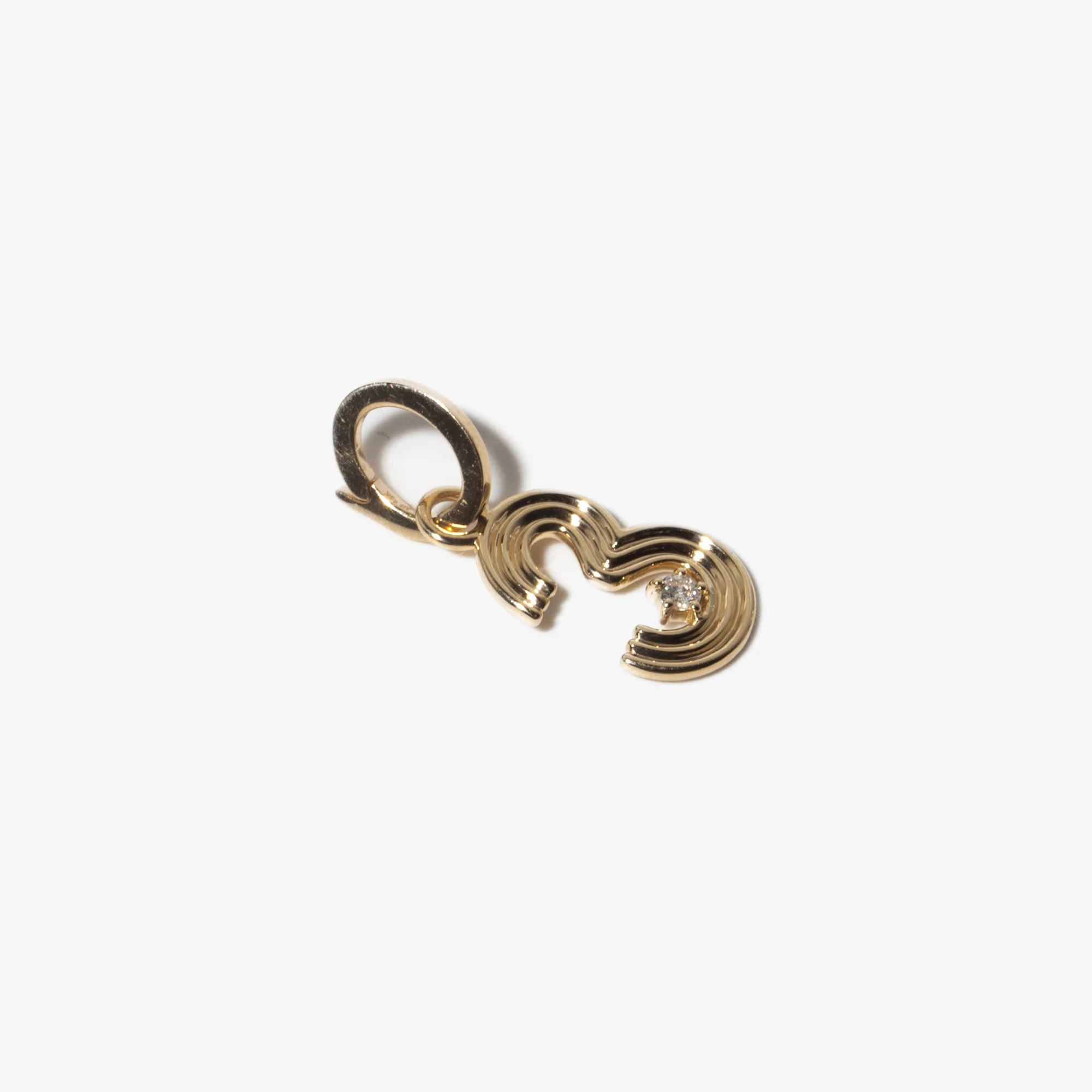 Groovy Diamond Number Hinged Charm - Image 3