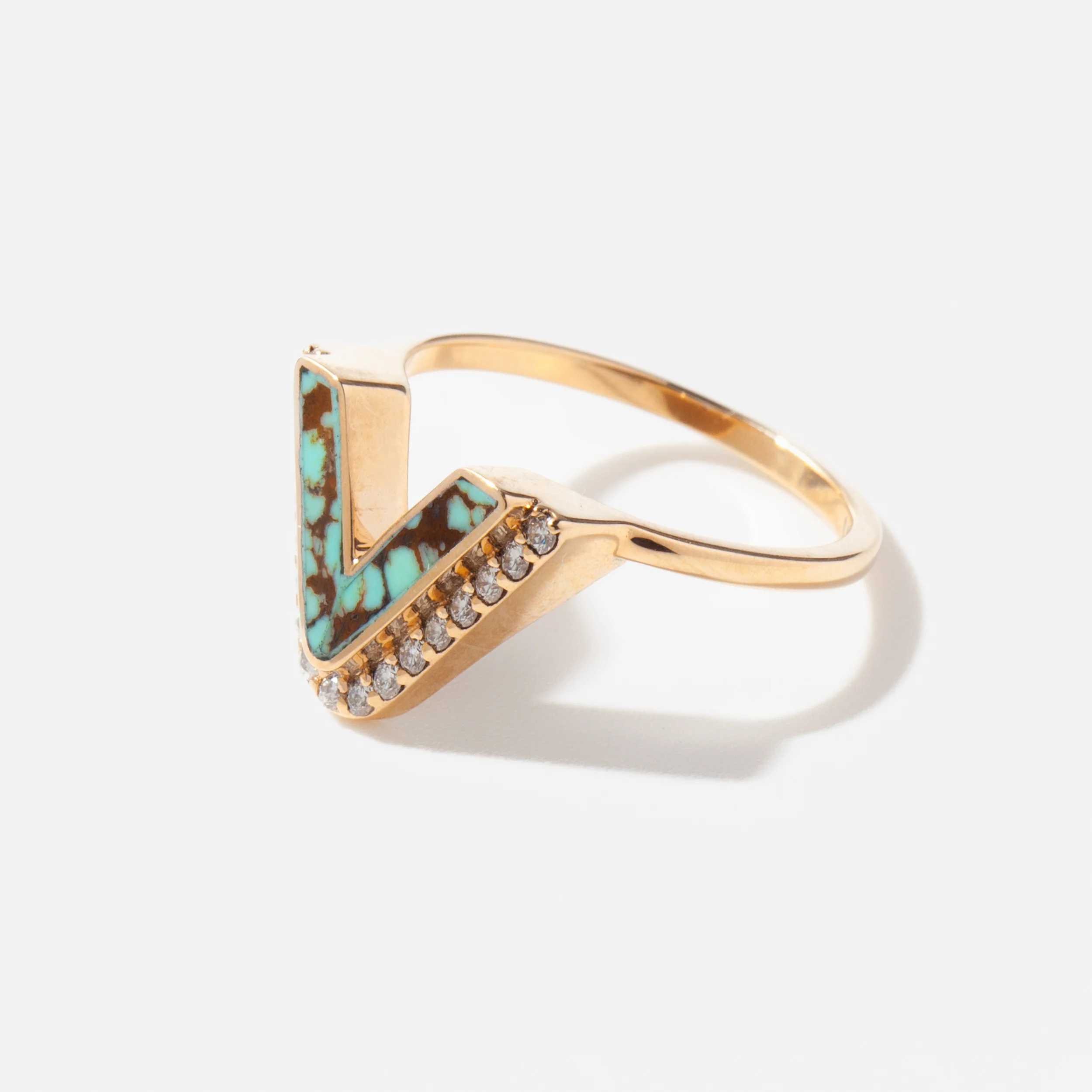 Halo Pavé Apex Ring Crown - Image 3
