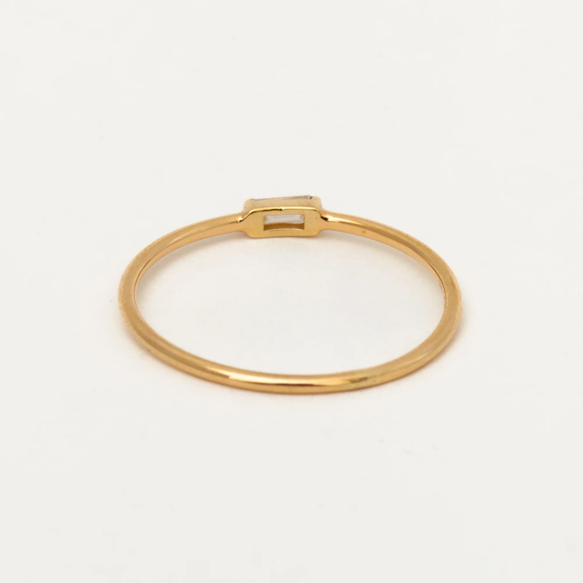 Horizontal Baguette Diamond Ring - Image 4
