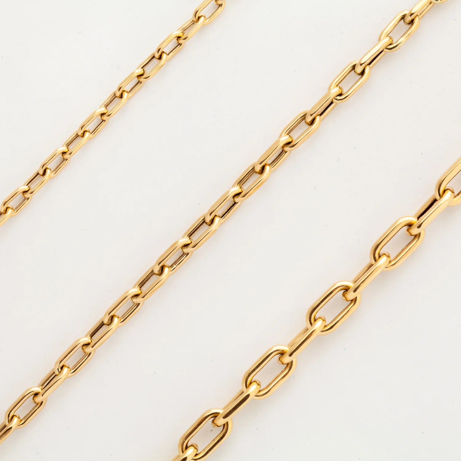 5.3mm Italian Chain Link Necklace - Image 3