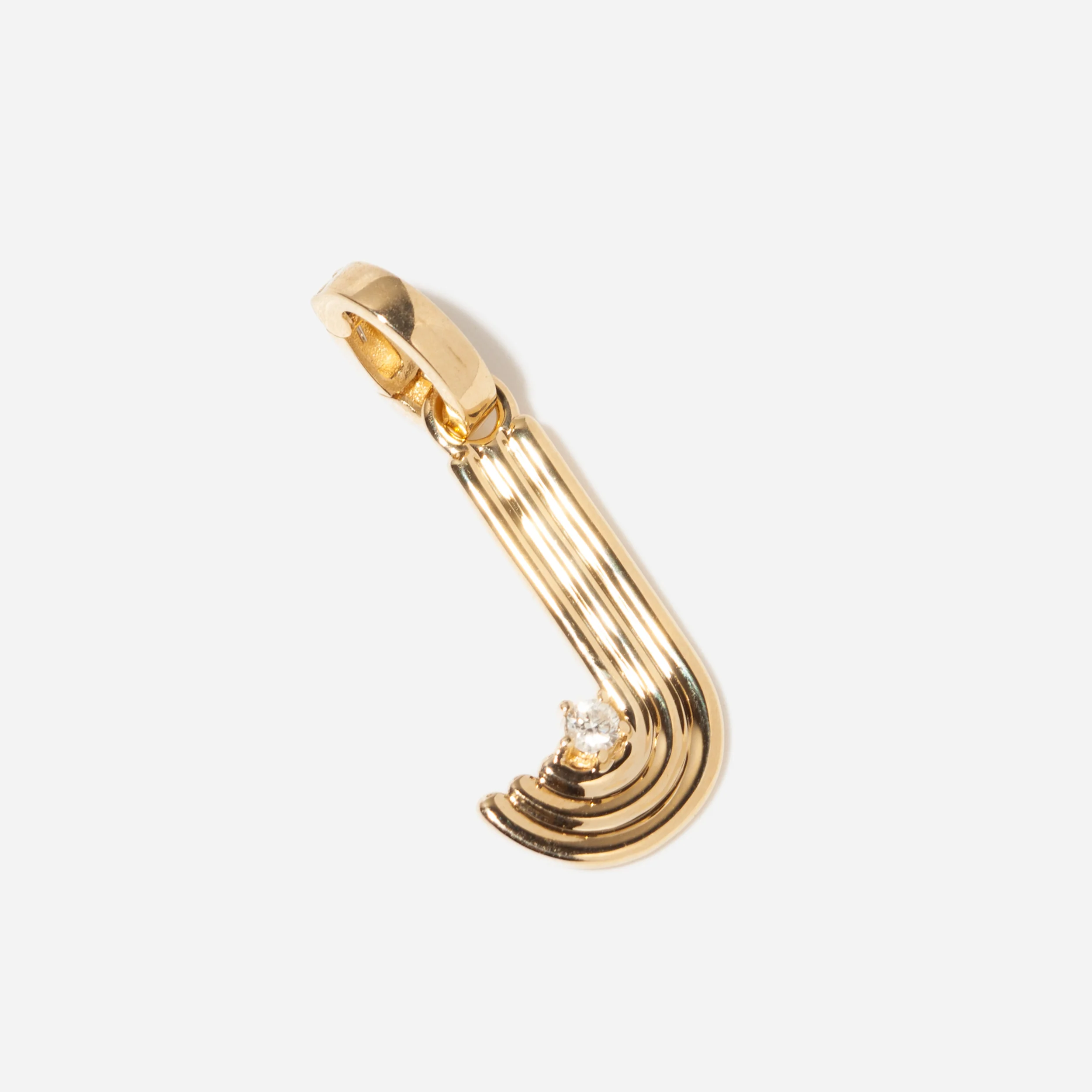 Groovy Diamond Initial Charm - Image 12