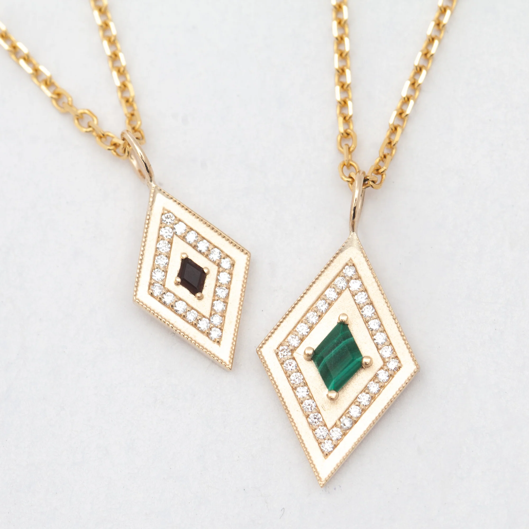Large Malachite Theodora Amulet - Image 5