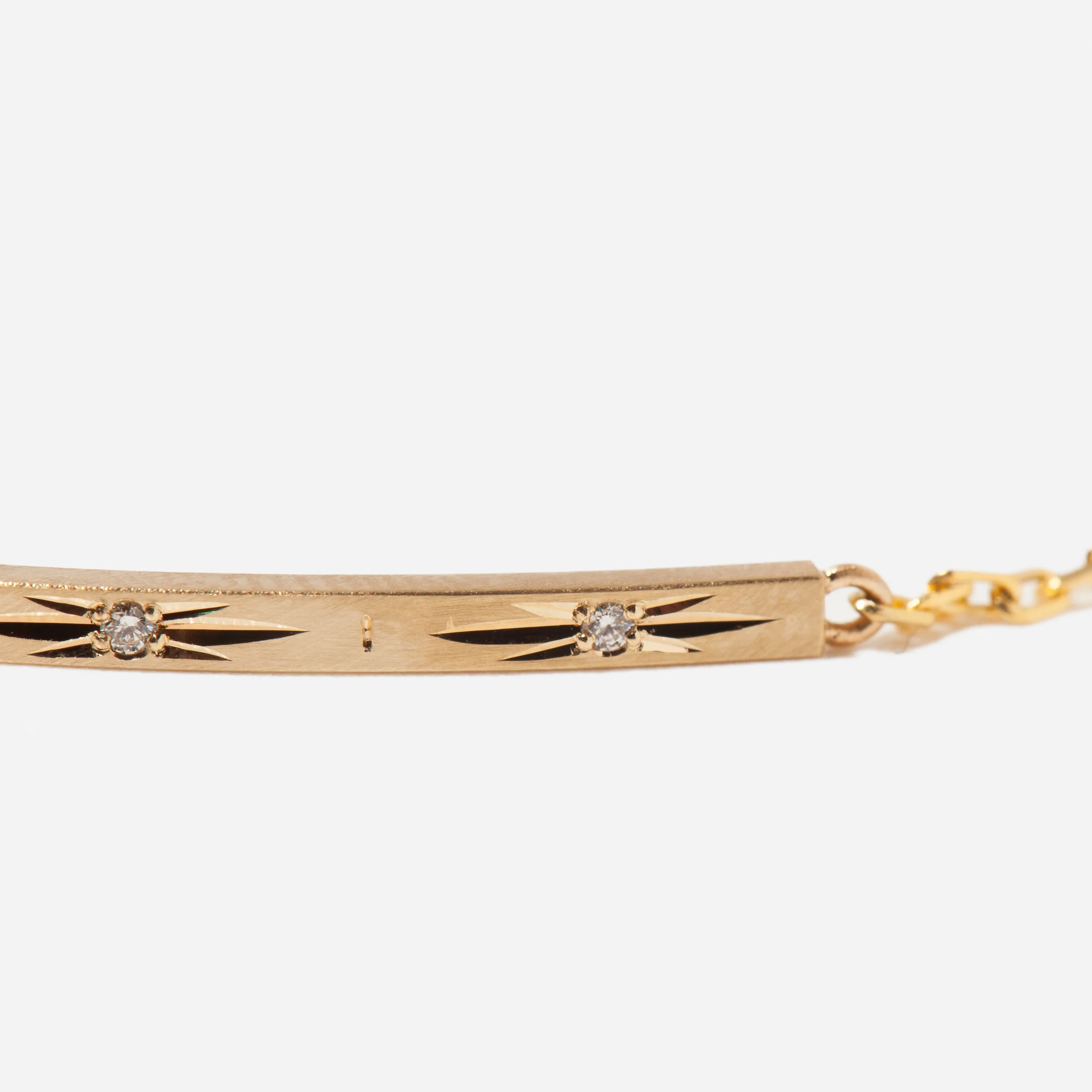 Luna Curved Bar Bracelet - Image 2