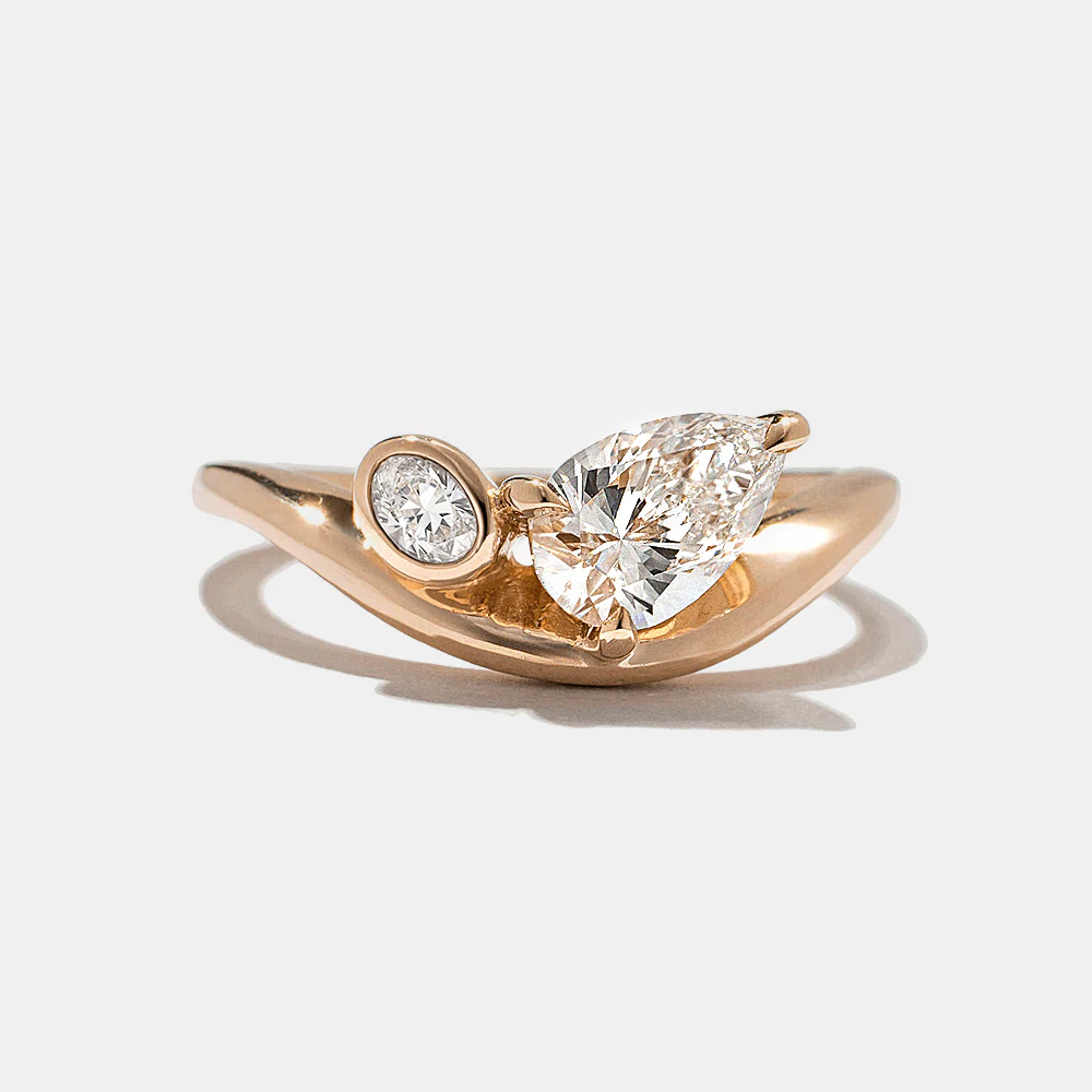 Marina Pear & Oval in Rose Gold