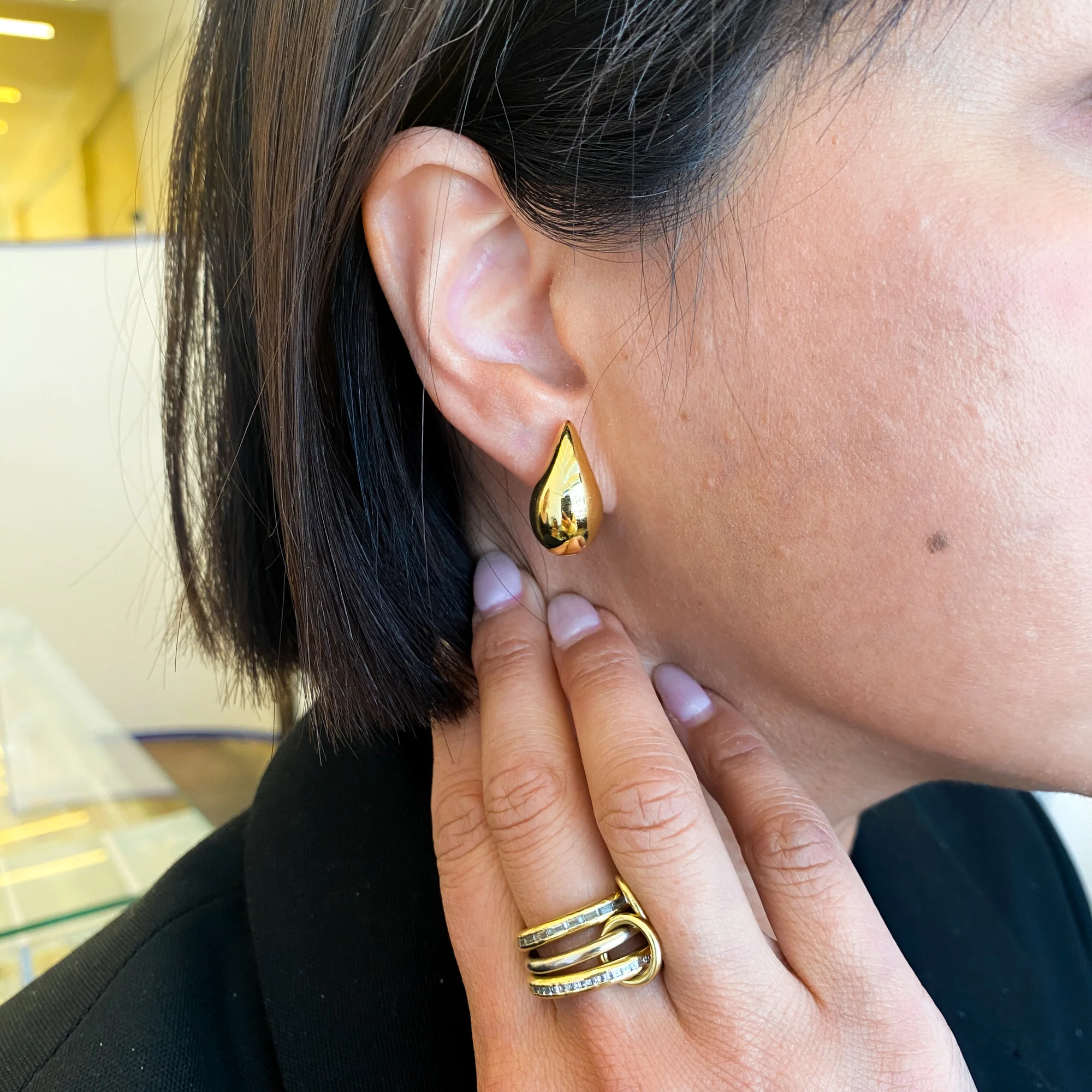 Medium Teardrop Earrings - Image 2