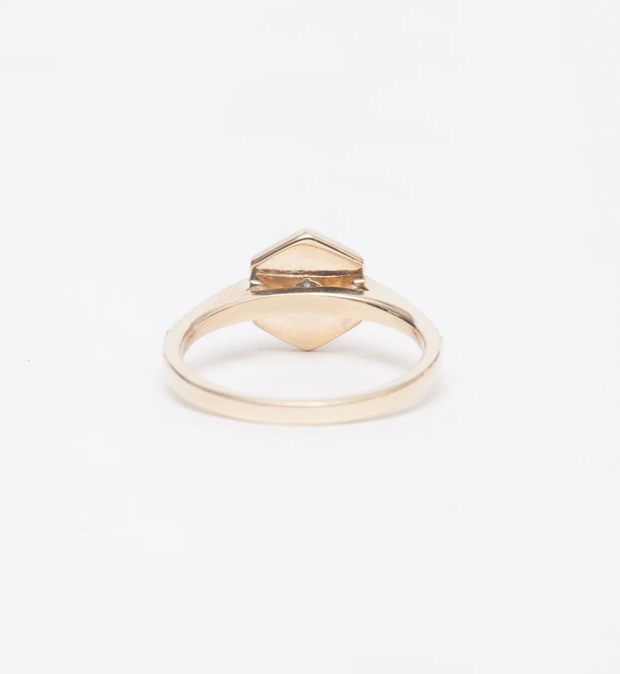 Mini Hex Engagement Ring - Image 4