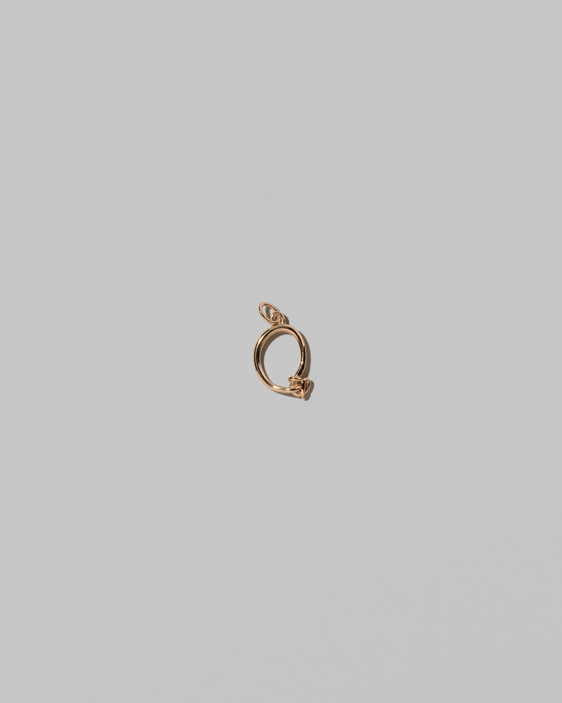 Mini Solid Gold Letter Charm - Image 18
