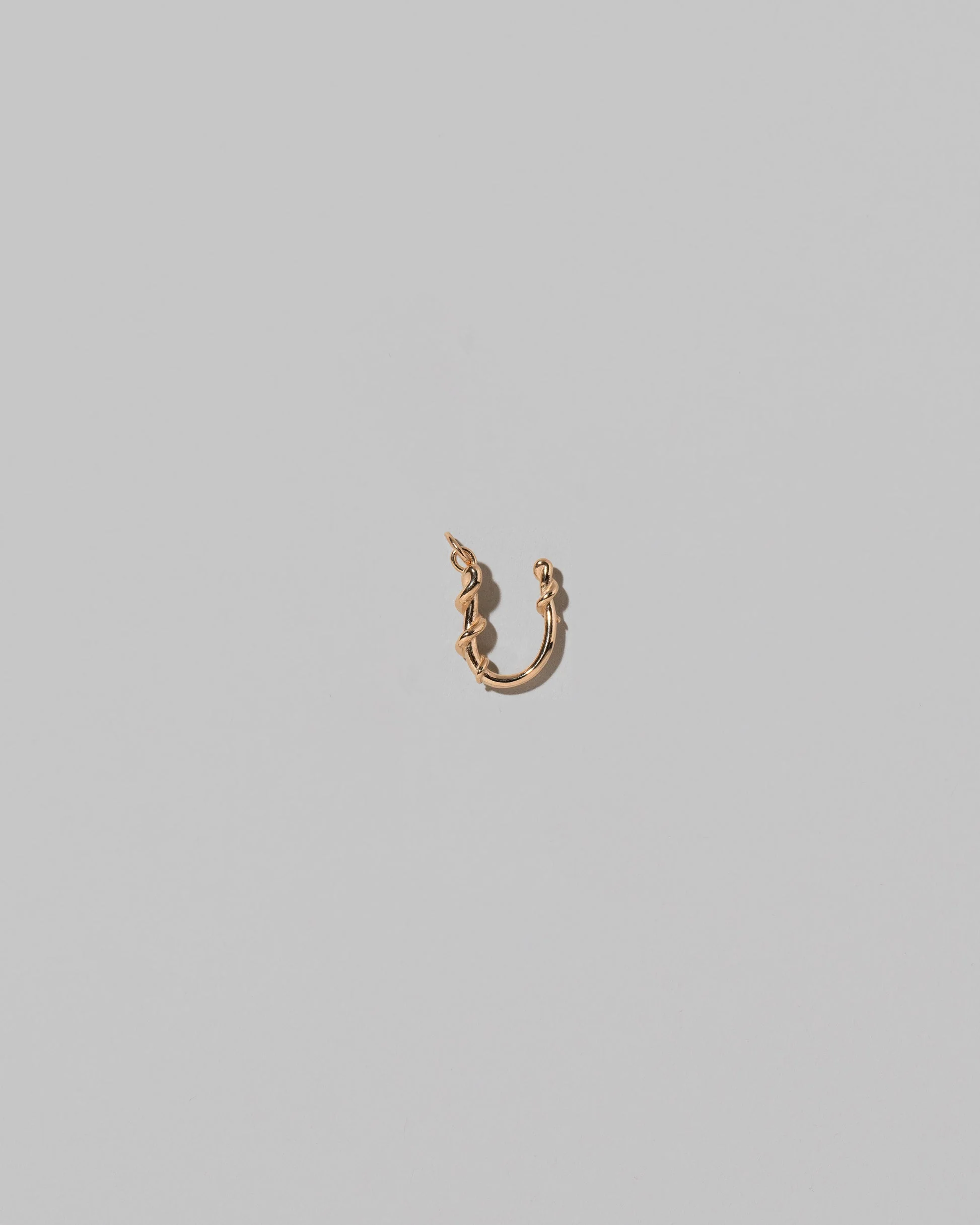 Mini Solid Gold Letter Charm - Image 22