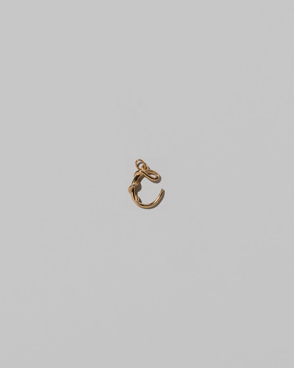 Mini Solid Gold Letter Charm - Image 6