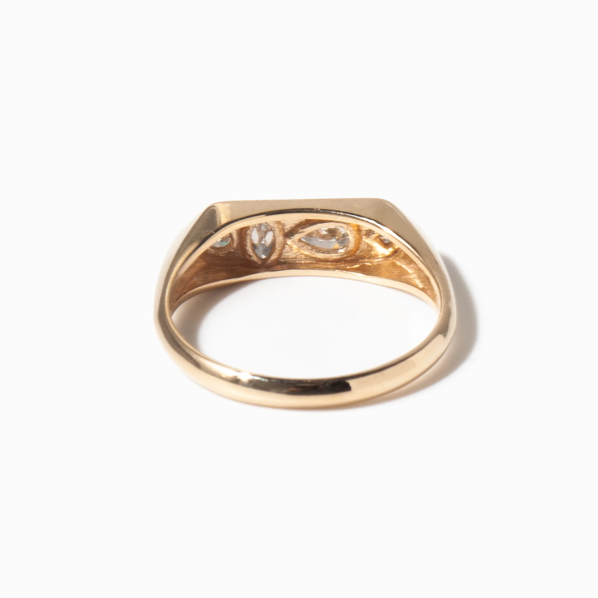 Mosaic Bar Signet Ring - Image 4