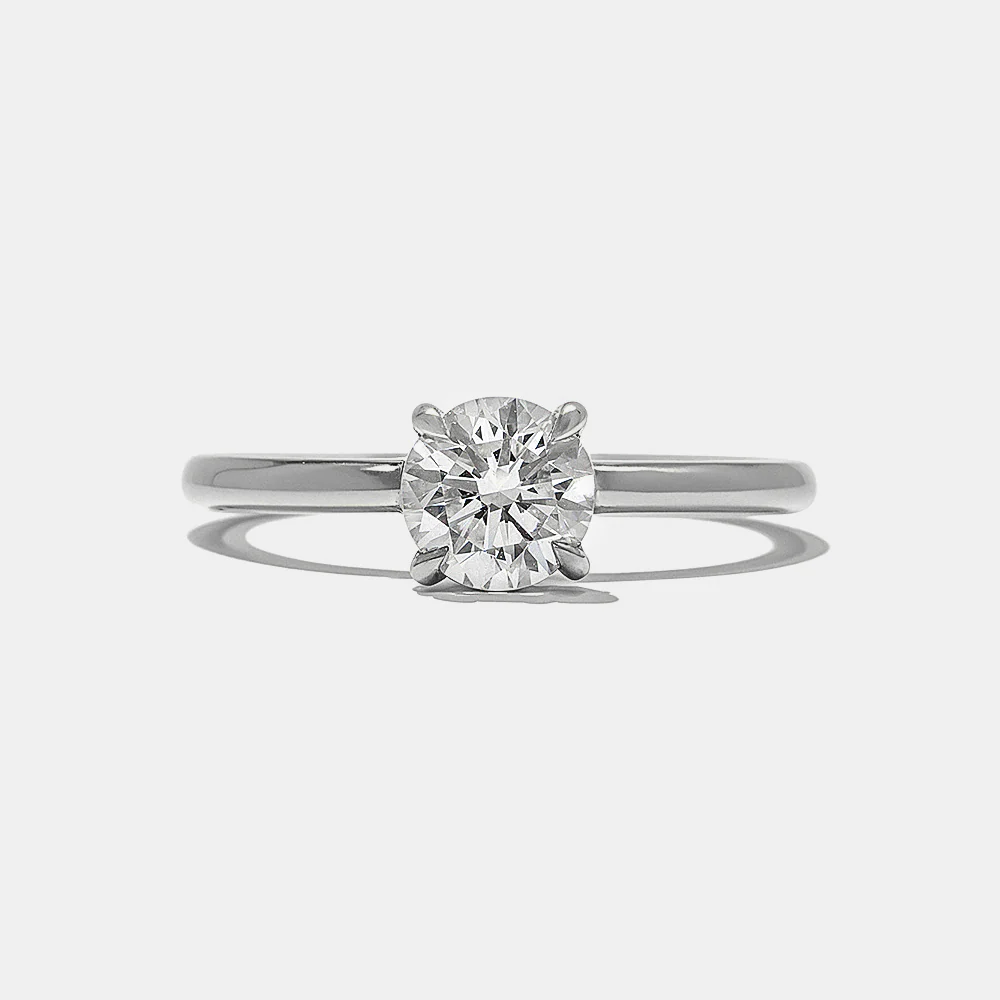 Octavia Round Solitaire in Platinum