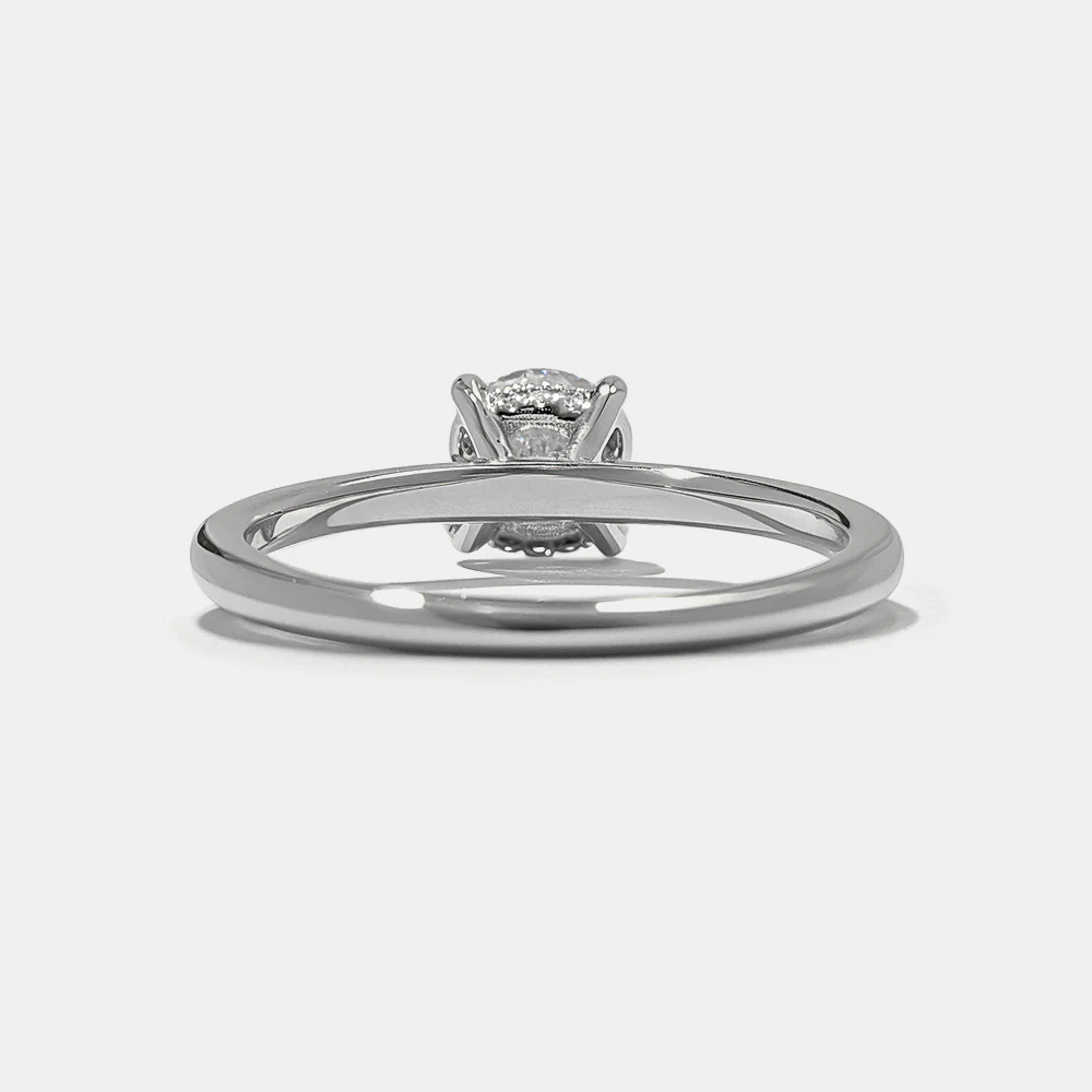 Octavia Round Solitaire in Platinum - Image 5