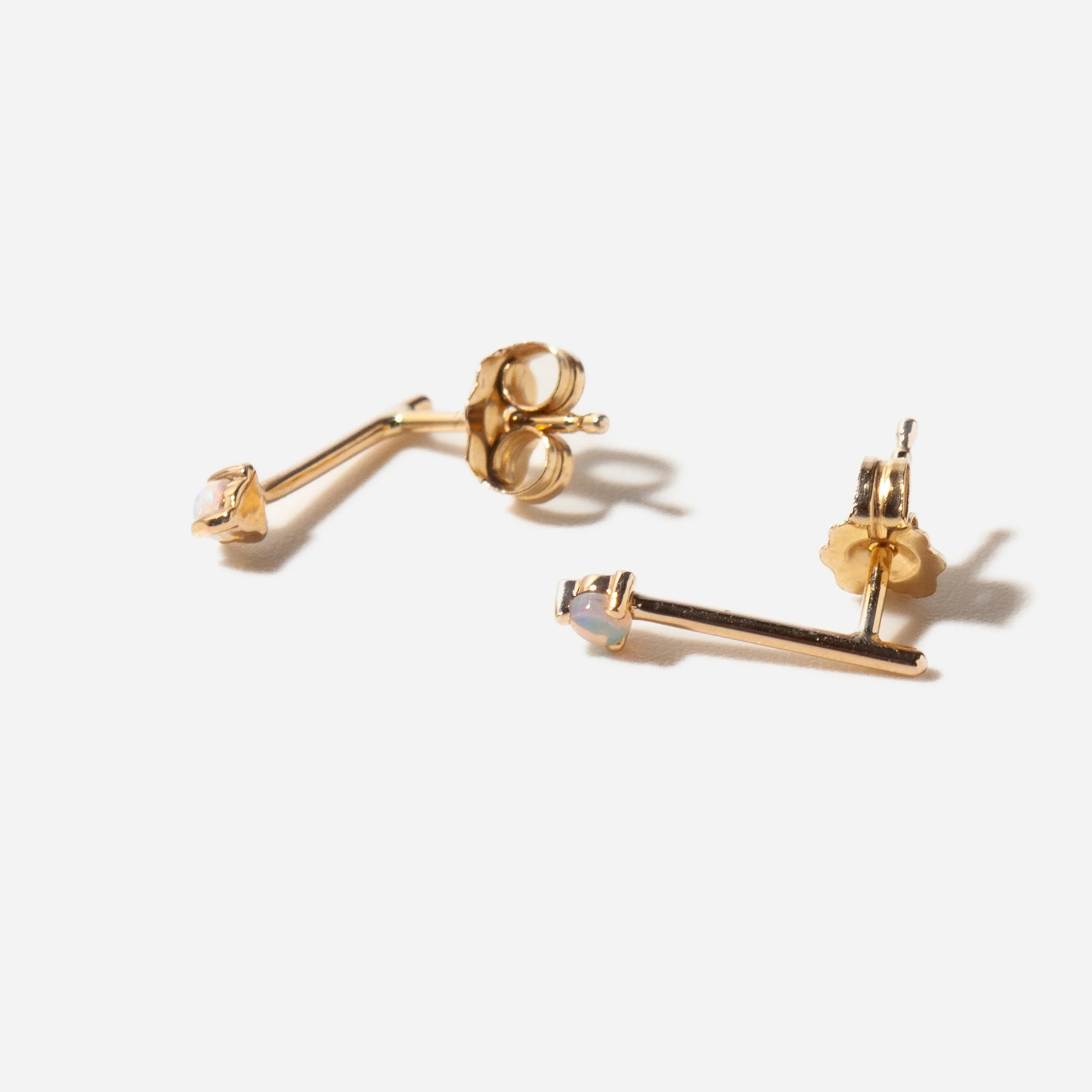 Opal One-Step Bar Earrings - Image 4