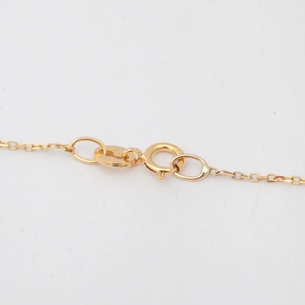 Oval Emerald Wisp Necklace - Image 4
