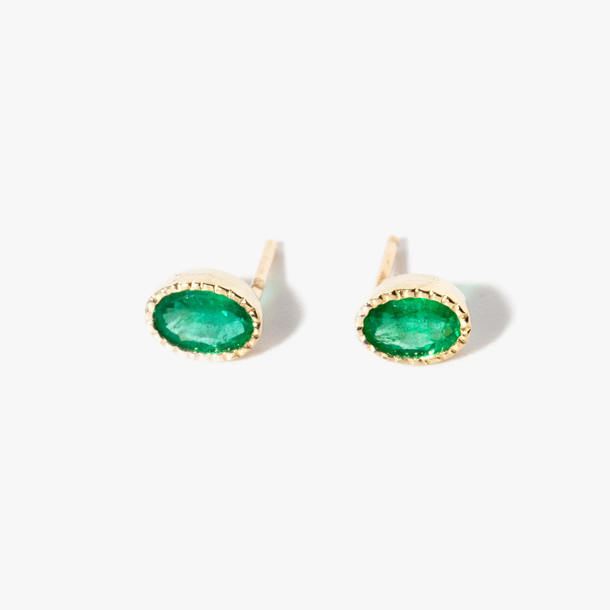 Oval Wisp Studs - Image 3