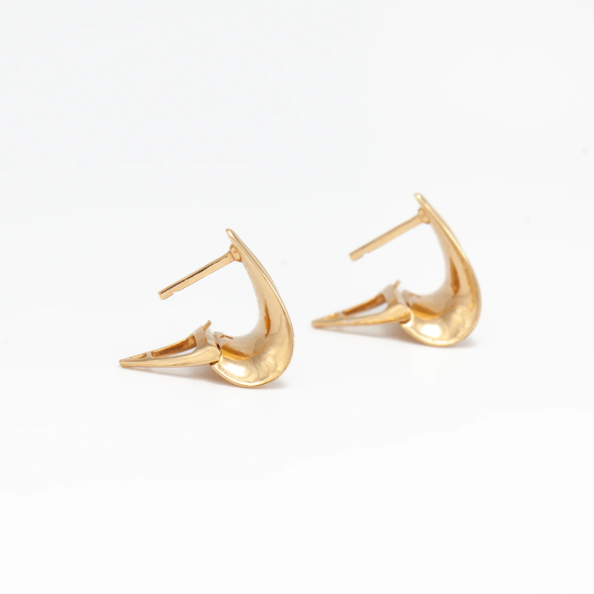Pave Diamond Hoop Earrings - Image 3