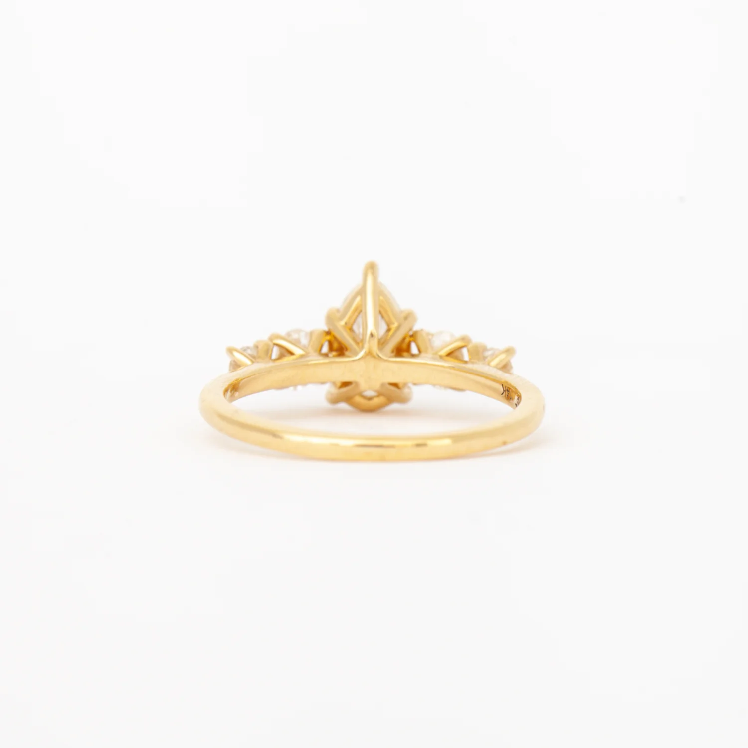 Pear Diamond Five-Stone Ring - Image 4