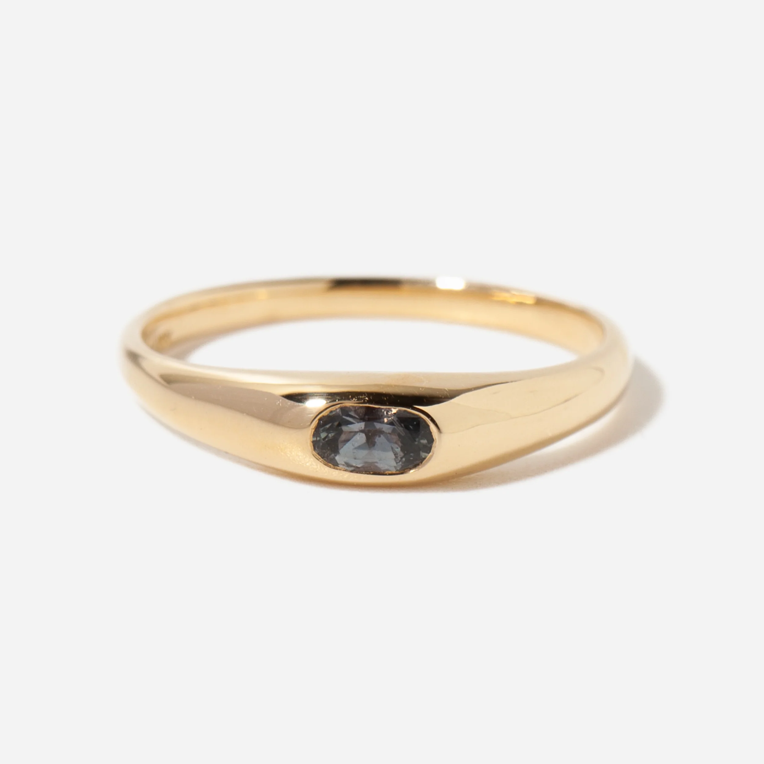 Purple Montana Sapphire Petite Risa Ring