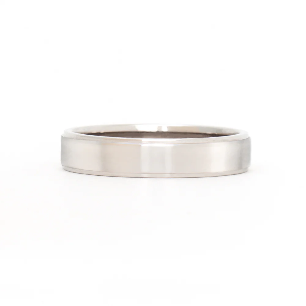 Ridge 4mm Polished Band - Image 6