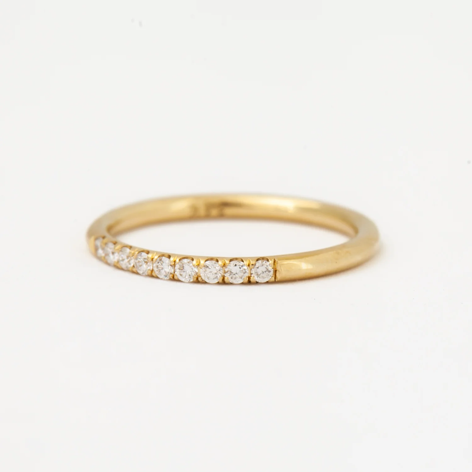 Round Semi Pave Band - Image 3