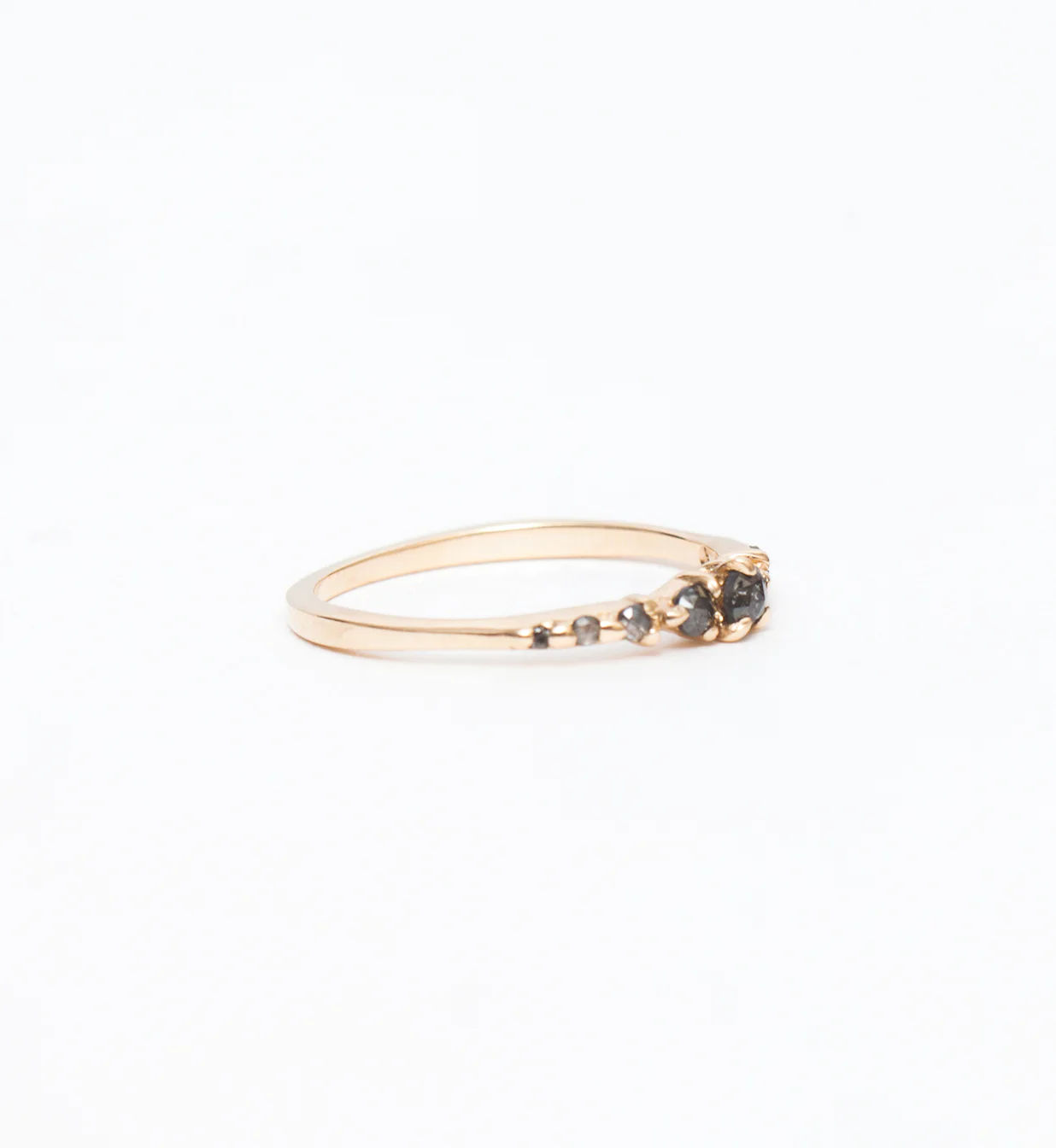 Salt and Pepper Cyndra Ring - Image 2